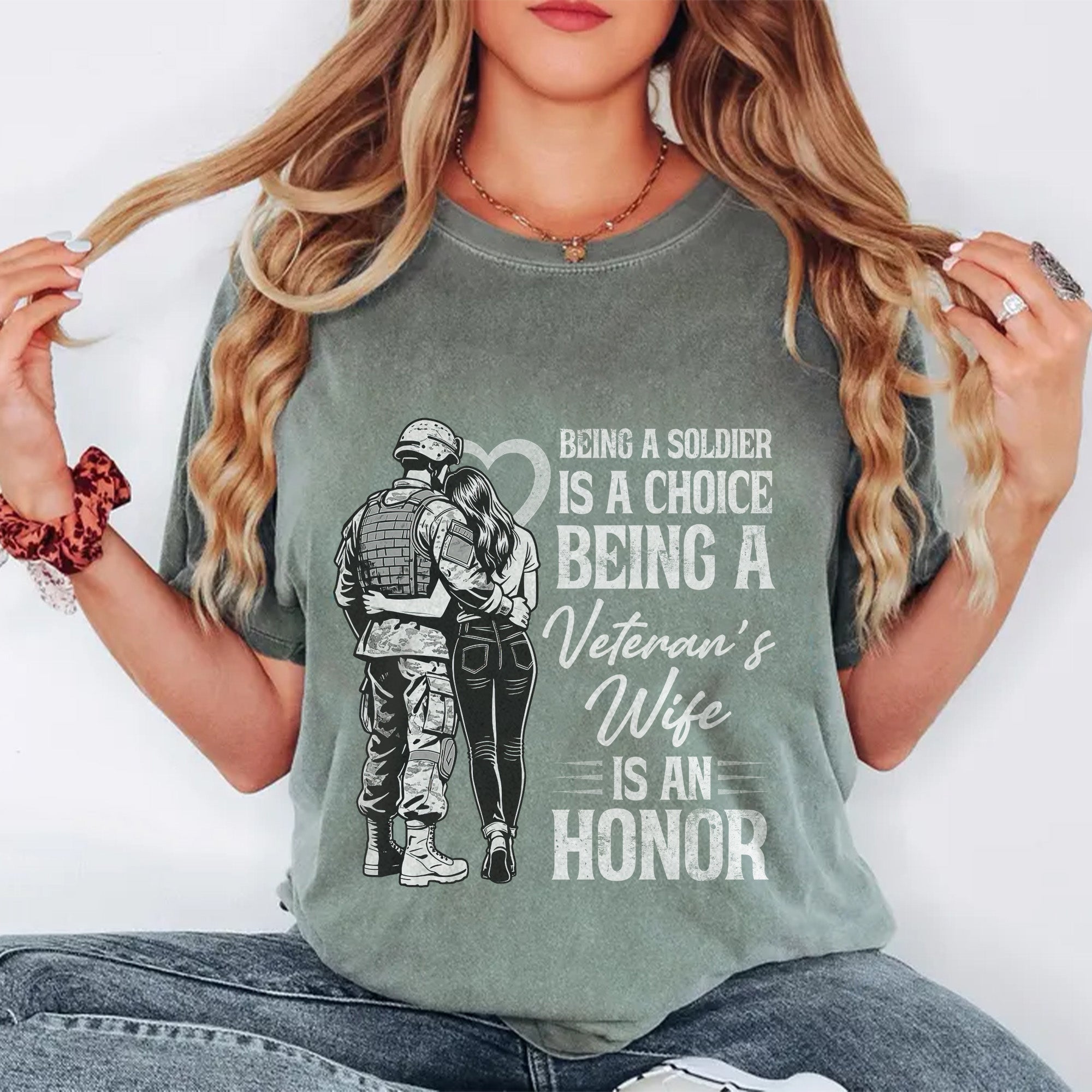 Being a Soldier Is a Choice Comfort Colors T-Shirt