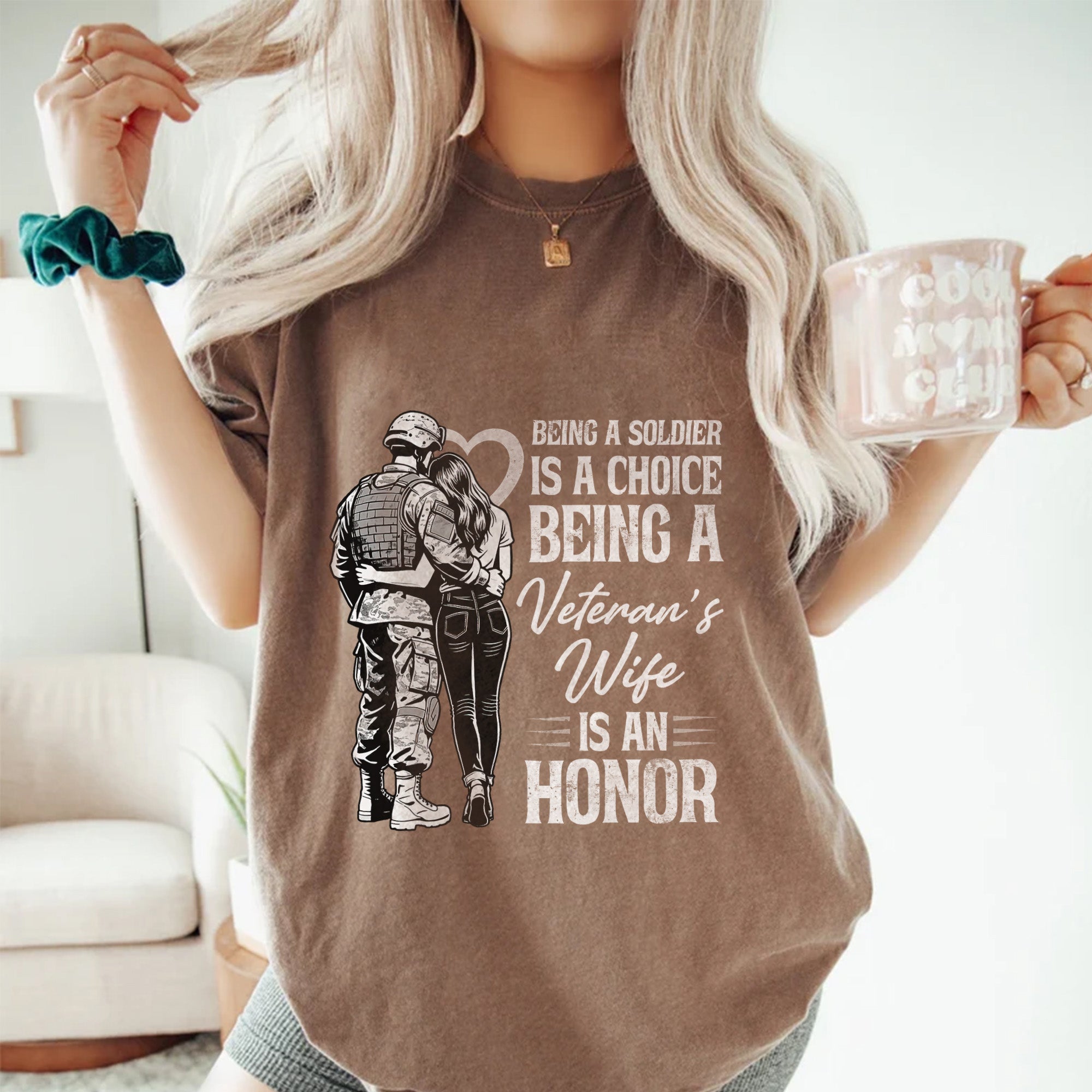 Being a Soldier Is a Choice Comfort Colors T-Shirt