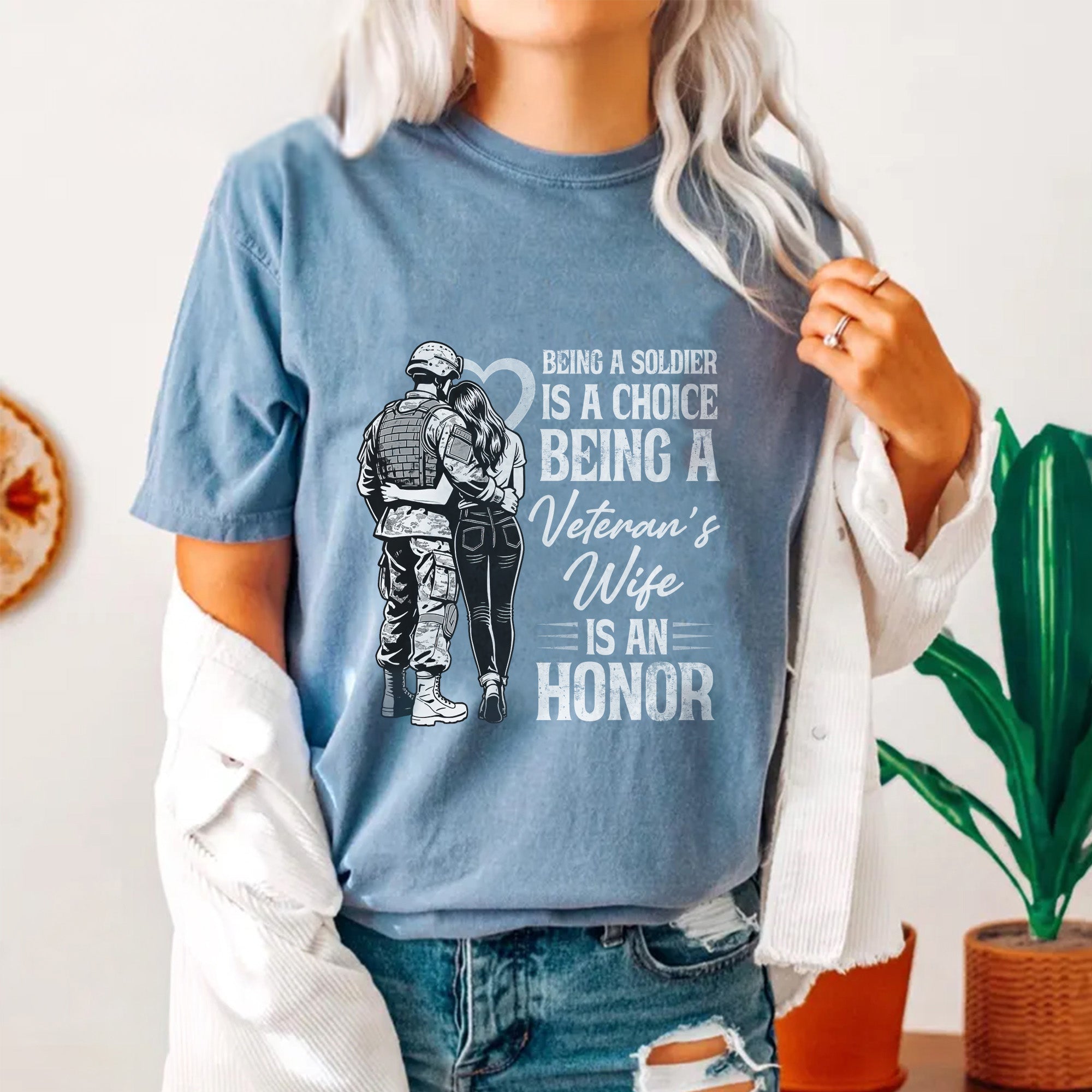 Being a Soldier Is a Choice Comfort Colors T-Shirt