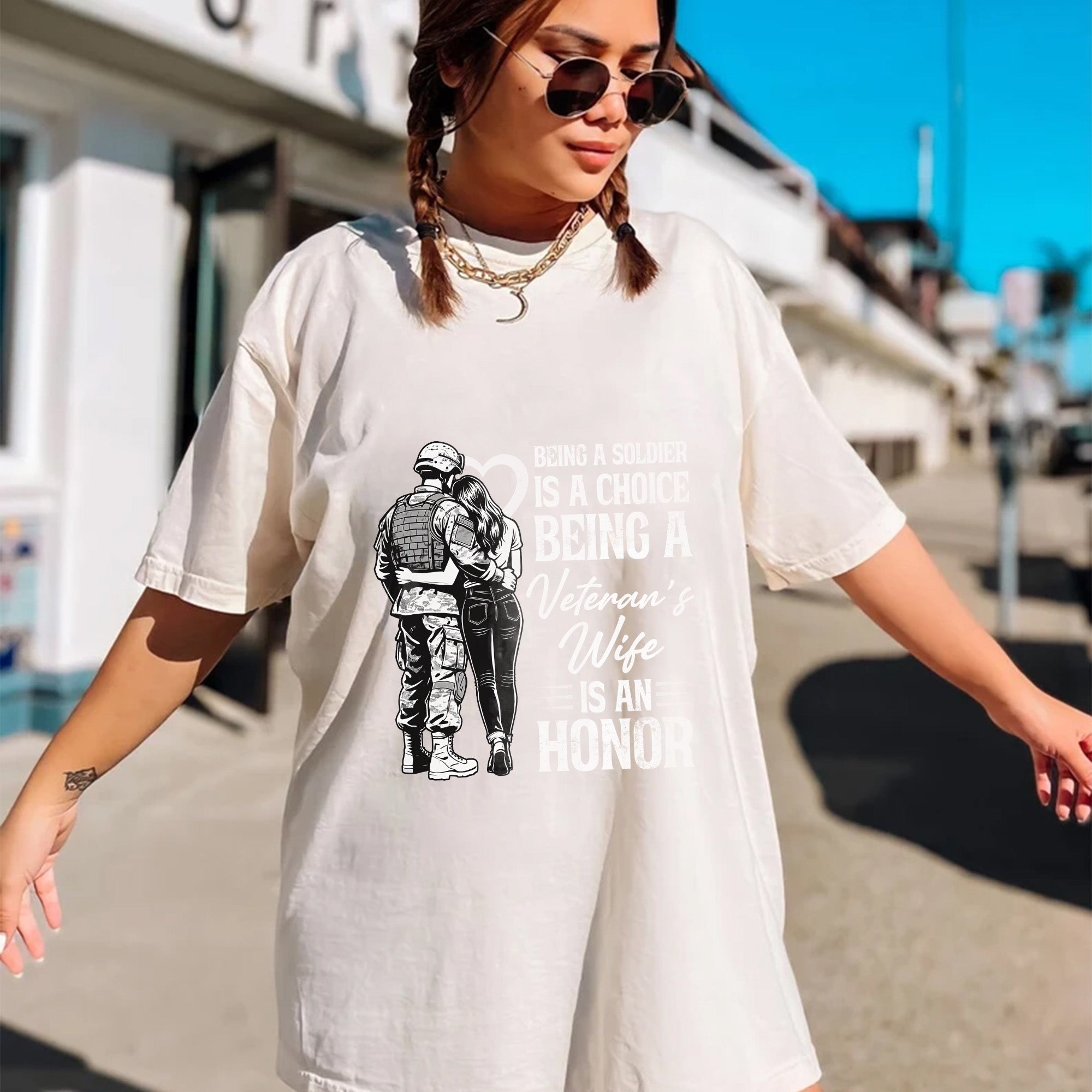 Being a Soldier Is a Choice Comfort Colors T-Shirt