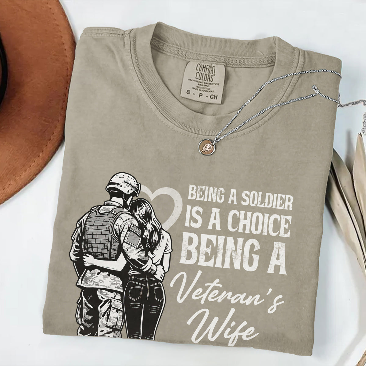 Being a Soldier Is a Choice Comfort Colors T-Shirt