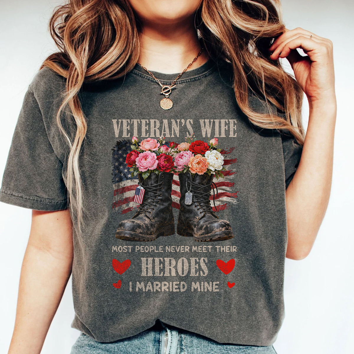 Married My Hero Comfort Colors T-Shirt Main image