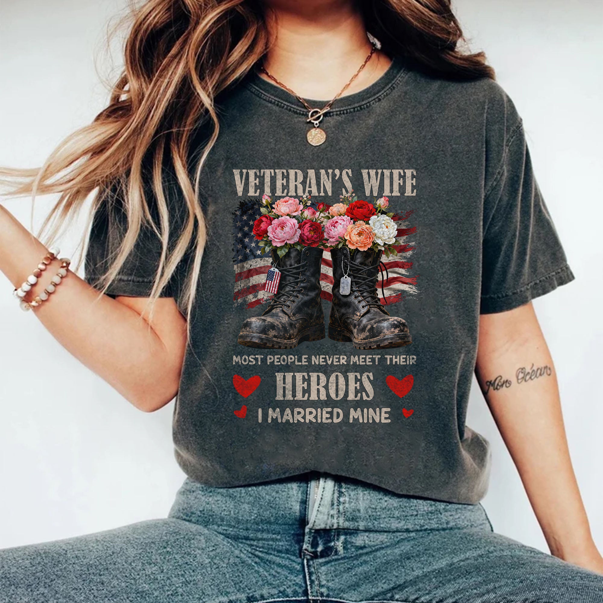 Married My Hero Comfort Colors T-Shirt Secondary image