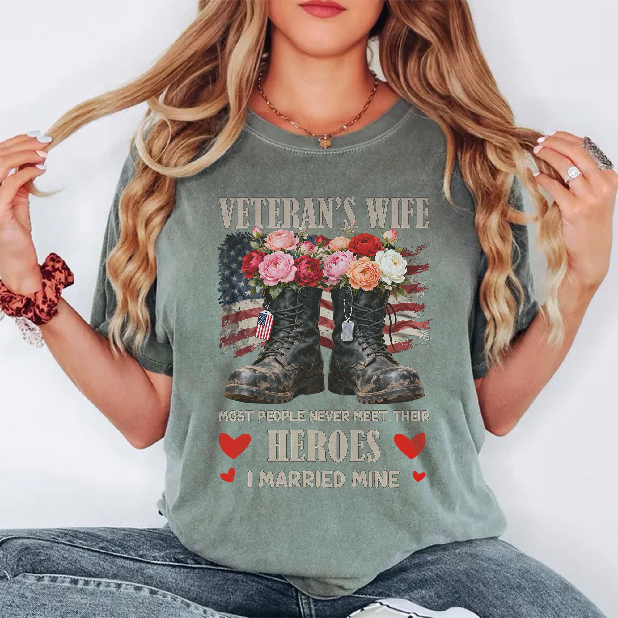 Married My Hero Comfort Colors T-Shirt