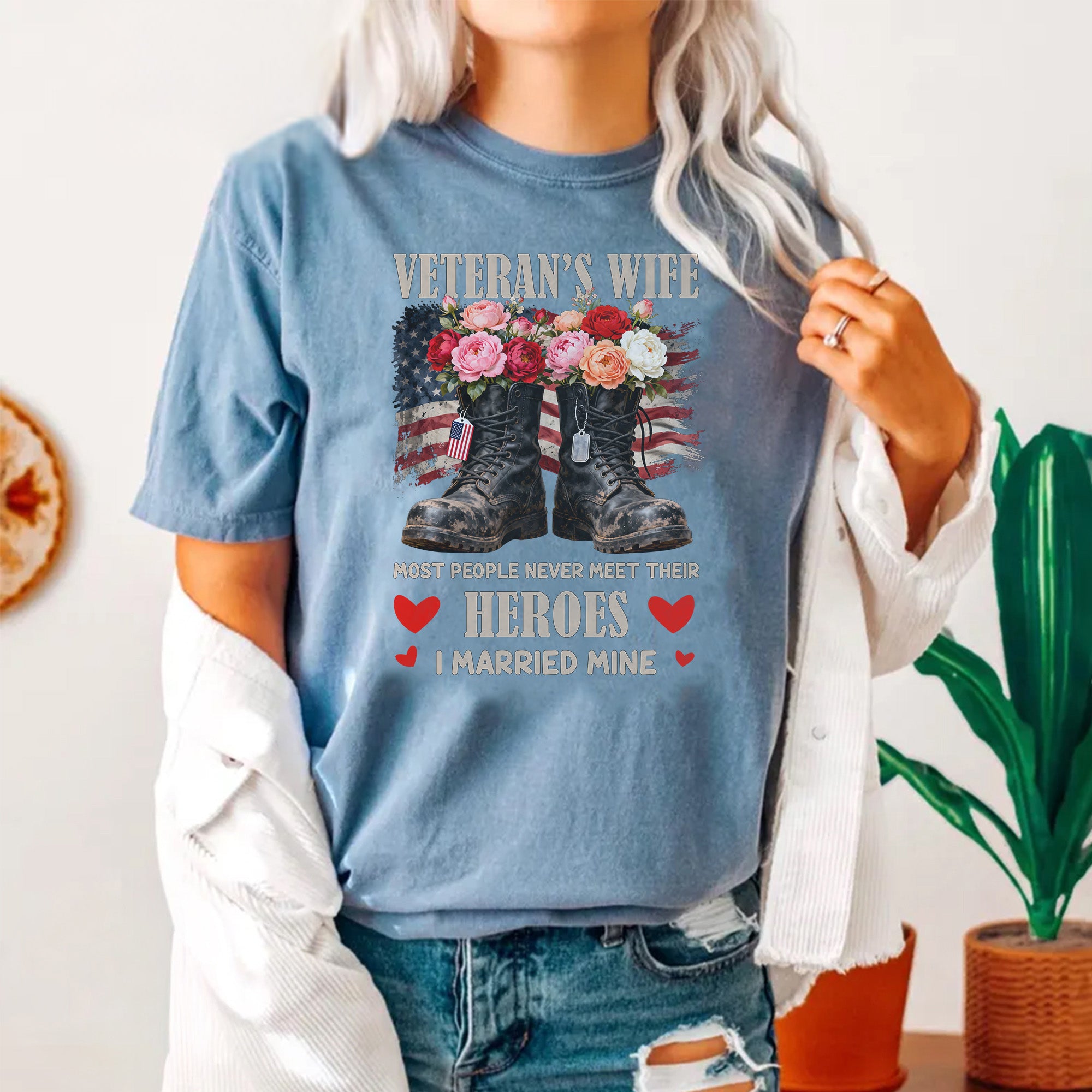 Married My Hero Comfort Colors T-Shirt