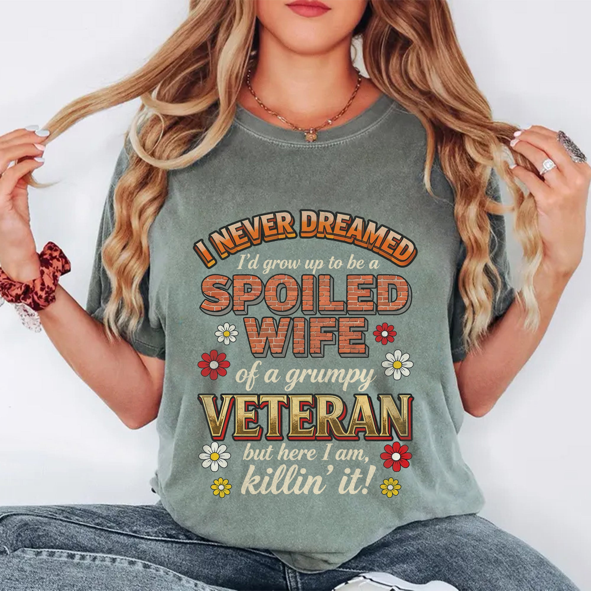 Grumpy Veteran’s Wife Comfort Colors T-Shirt