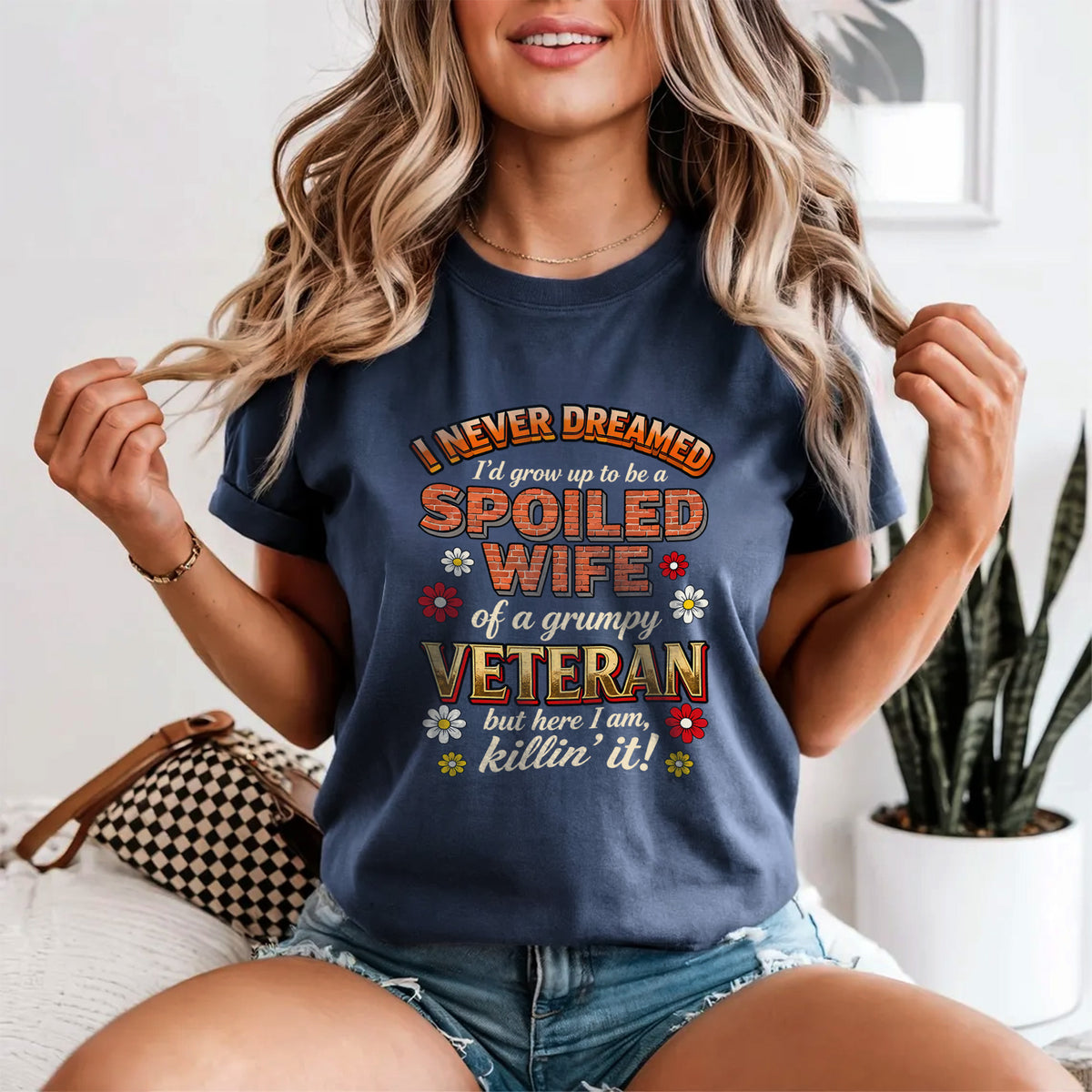 Grumpy Veteran’s Wife Comfort Colors T-Shirt