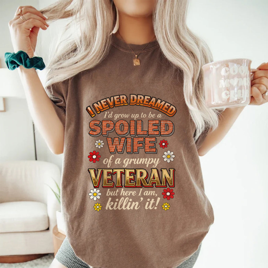Grumpy Veteran’s Wife Comfort Colors T-Shirt