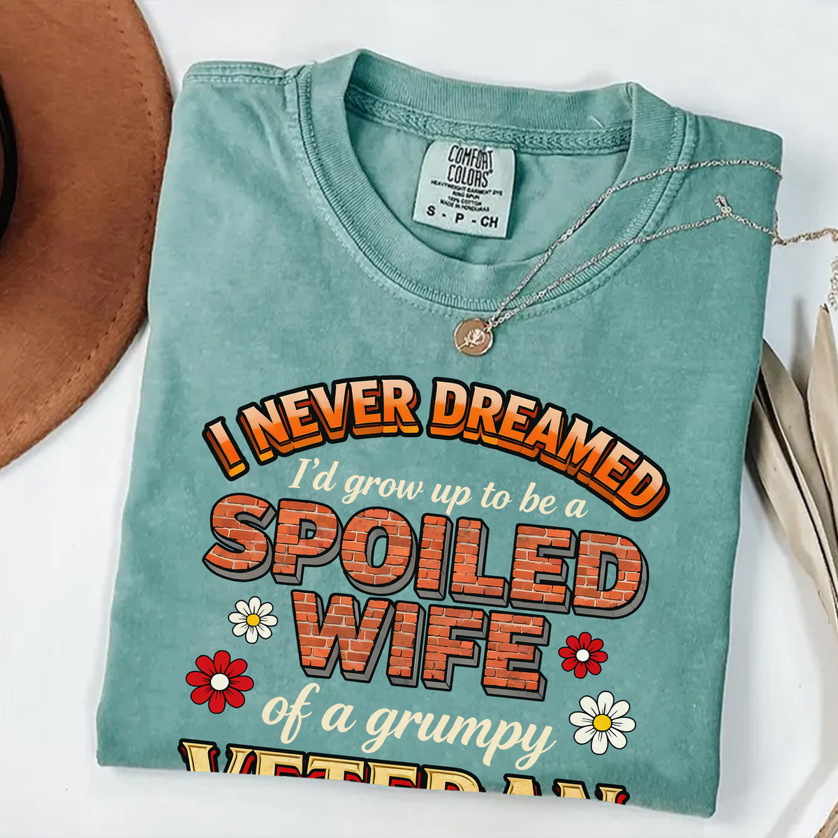 Grumpy Veteran’s Wife Comfort Colors T-Shirt