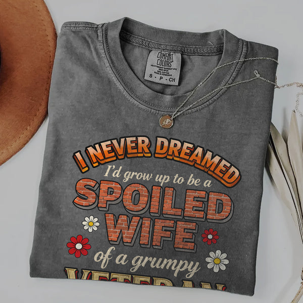 Grumpy Veteran’s Wife Comfort Colors T-Shirt