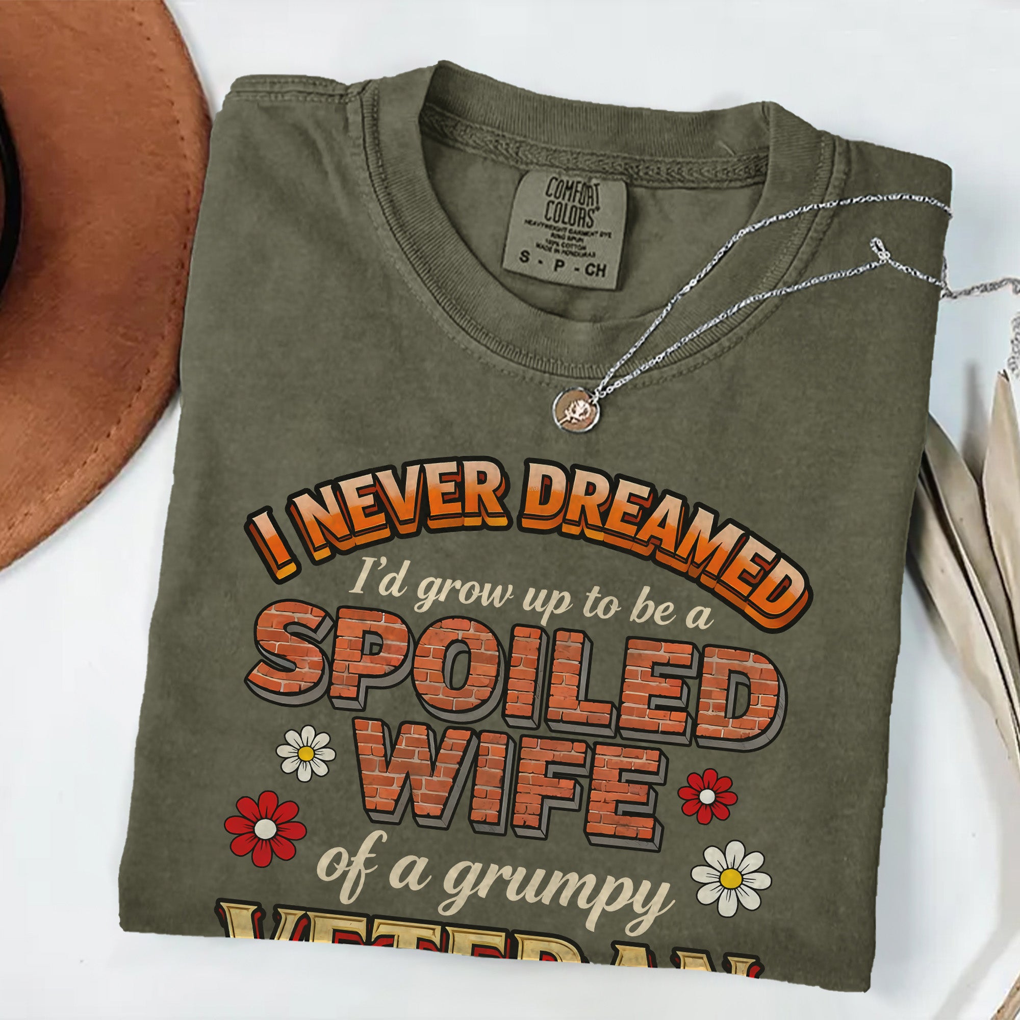 Grumpy Veteran’s Wife Comfort Colors T-Shirt