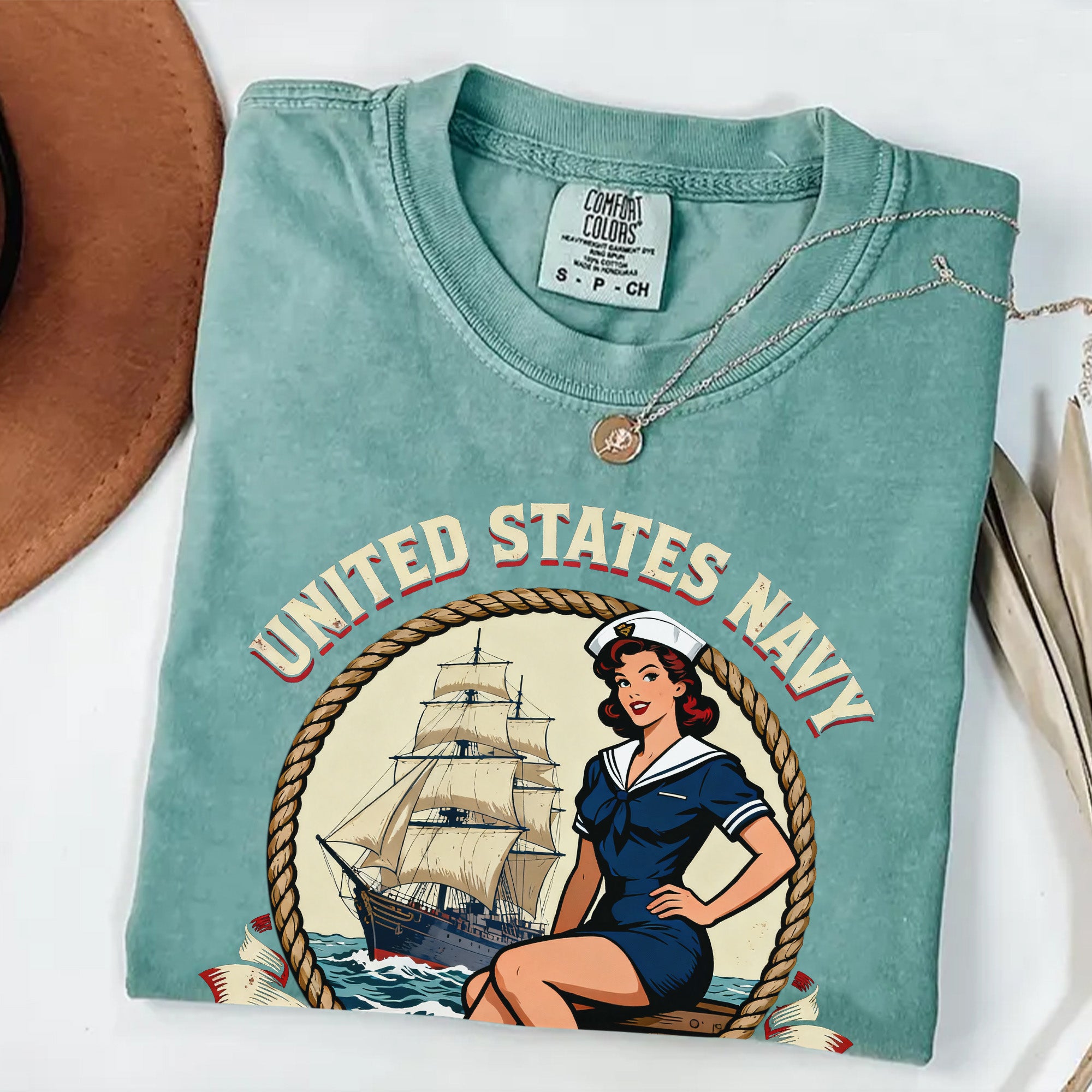 United States Navy Pride Comfort Colors T-Shirt