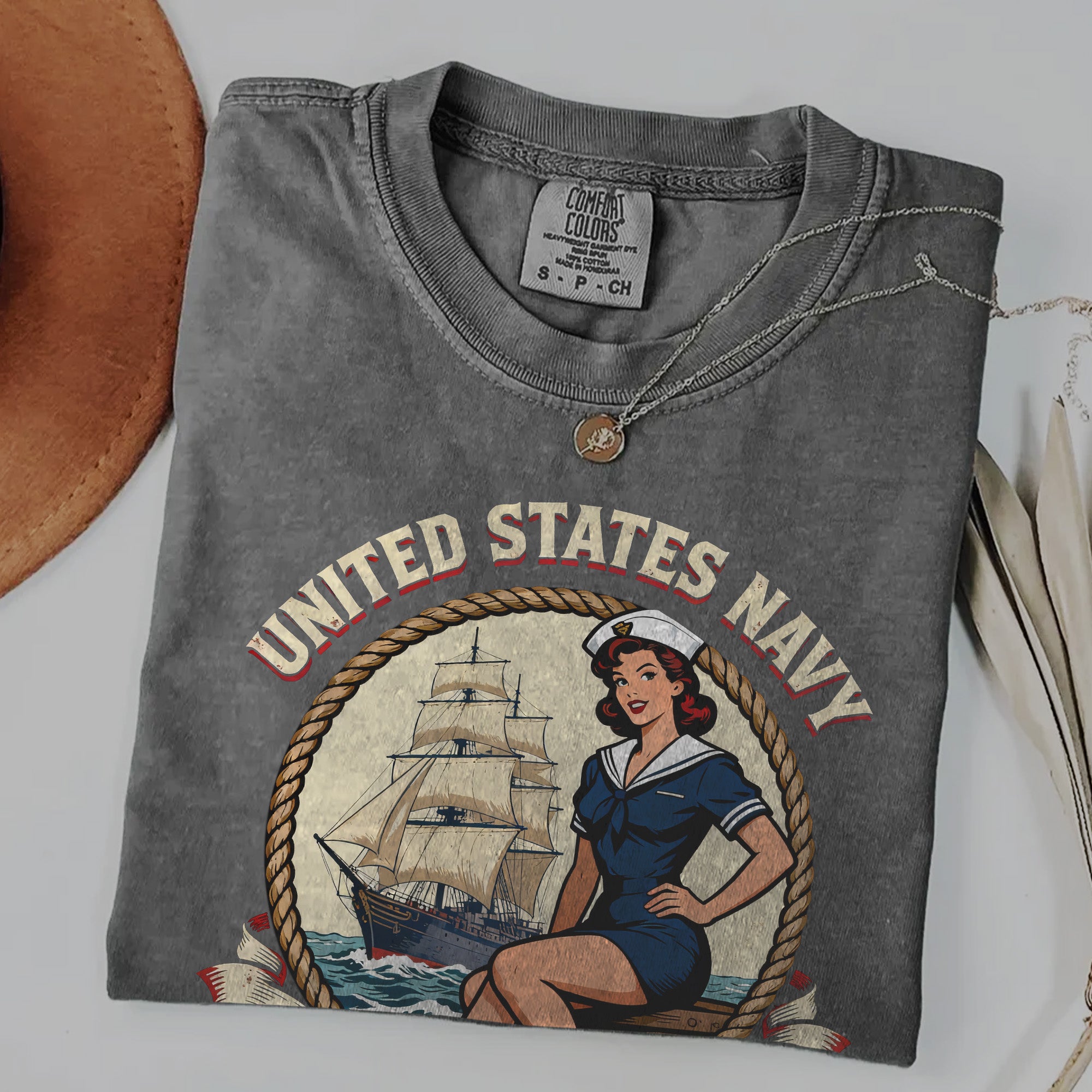 United States Navy Pride Comfort Colors T-Shirt