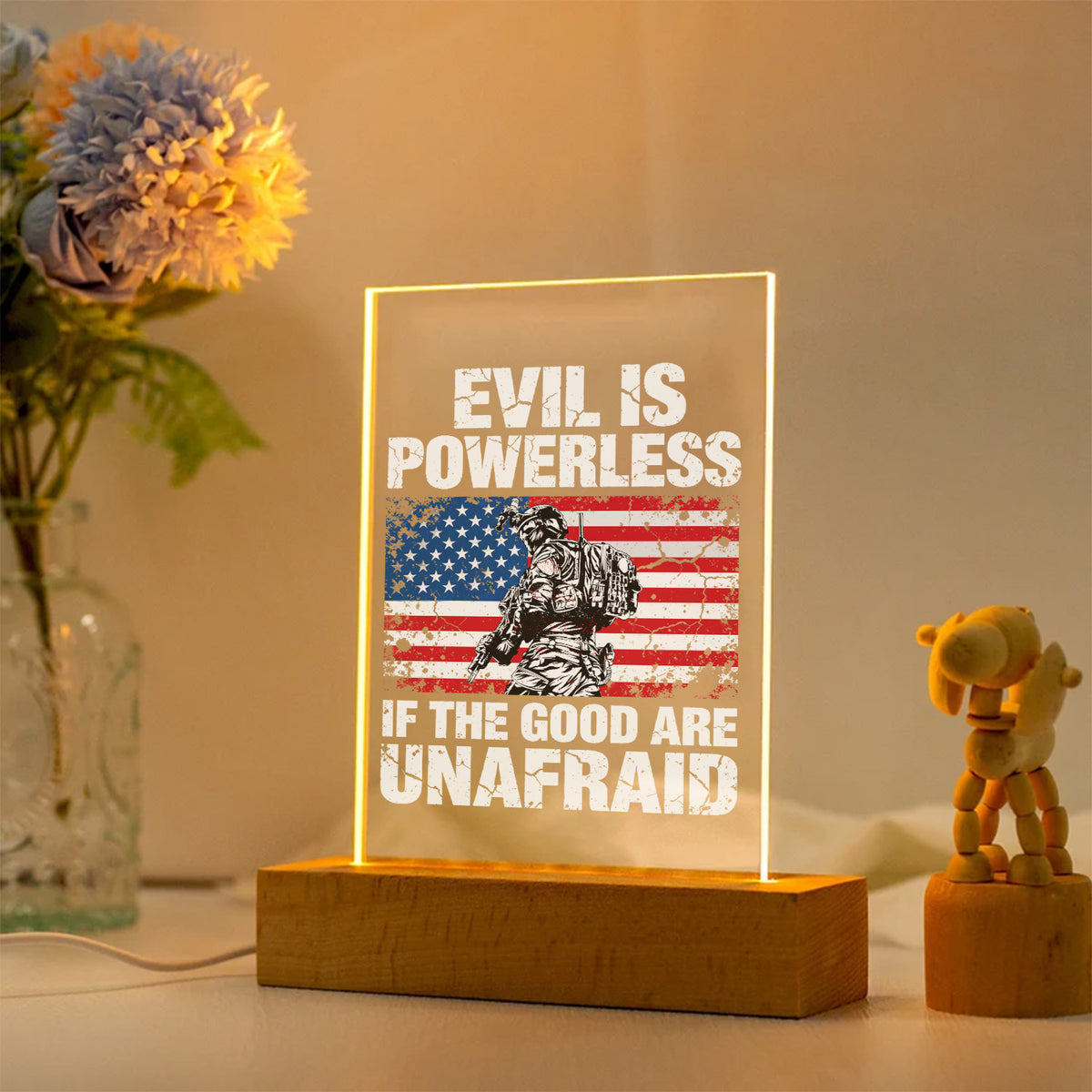 US Veteran Courage Led Night Light Main image