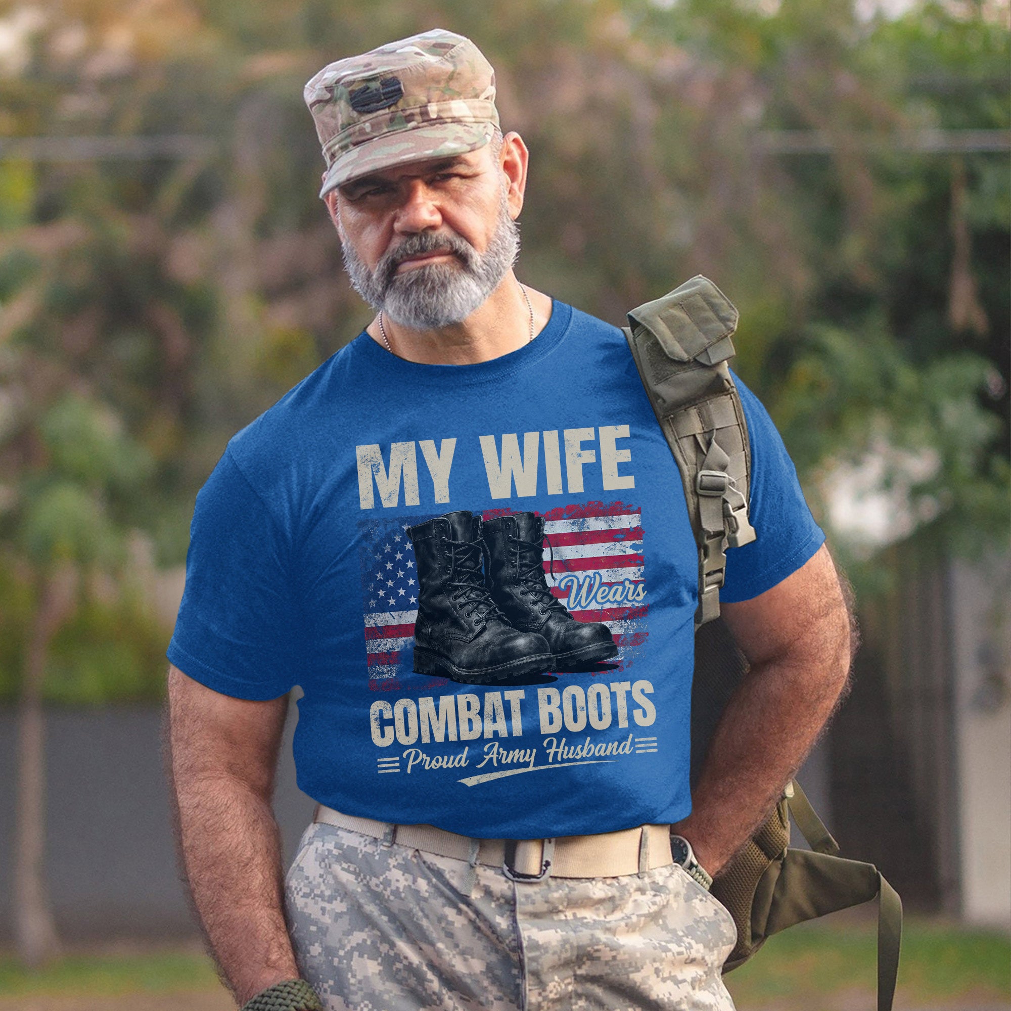My Wife Wears Combat Boots Proud Army T-Shirt