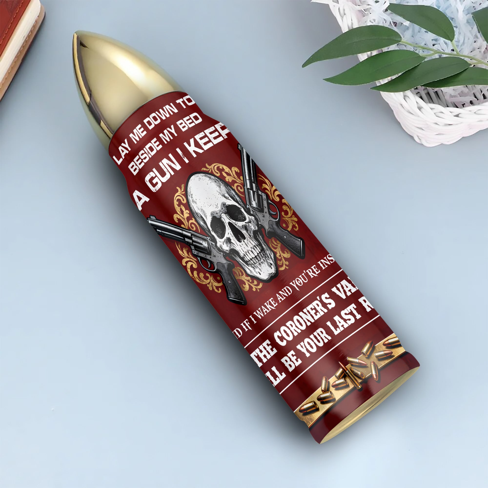 Second Amendment Pride All-over Print Bullet Tumbler