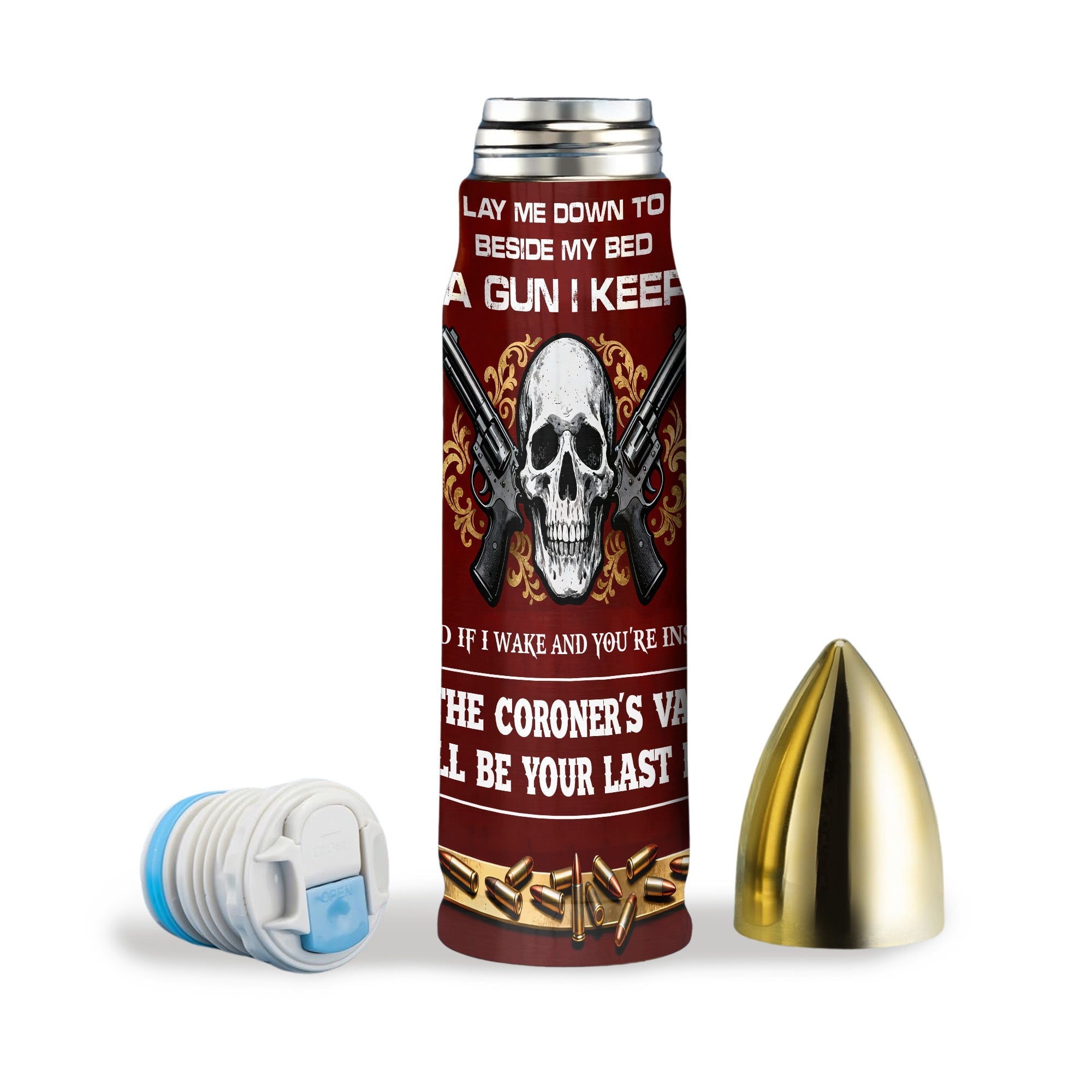 Second Amendment Pride All-over Print Bullet Tumbler