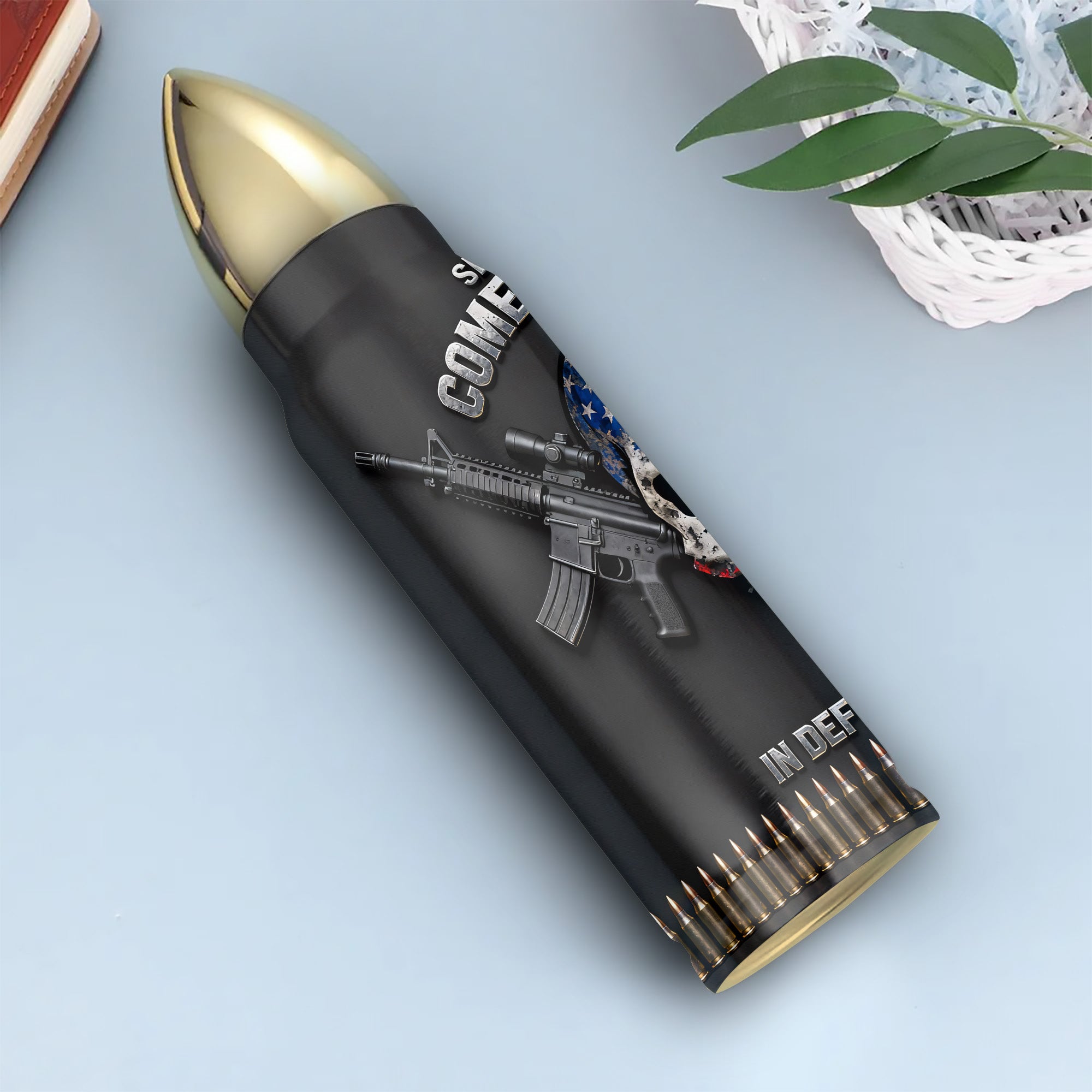 Come and Take It Freedom All-over Print Bullet Tumbler