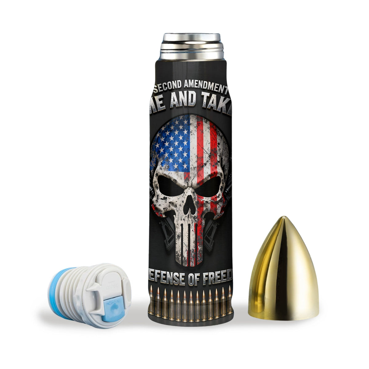 Come and Take It Freedom All-over Print Bullet Tumbler