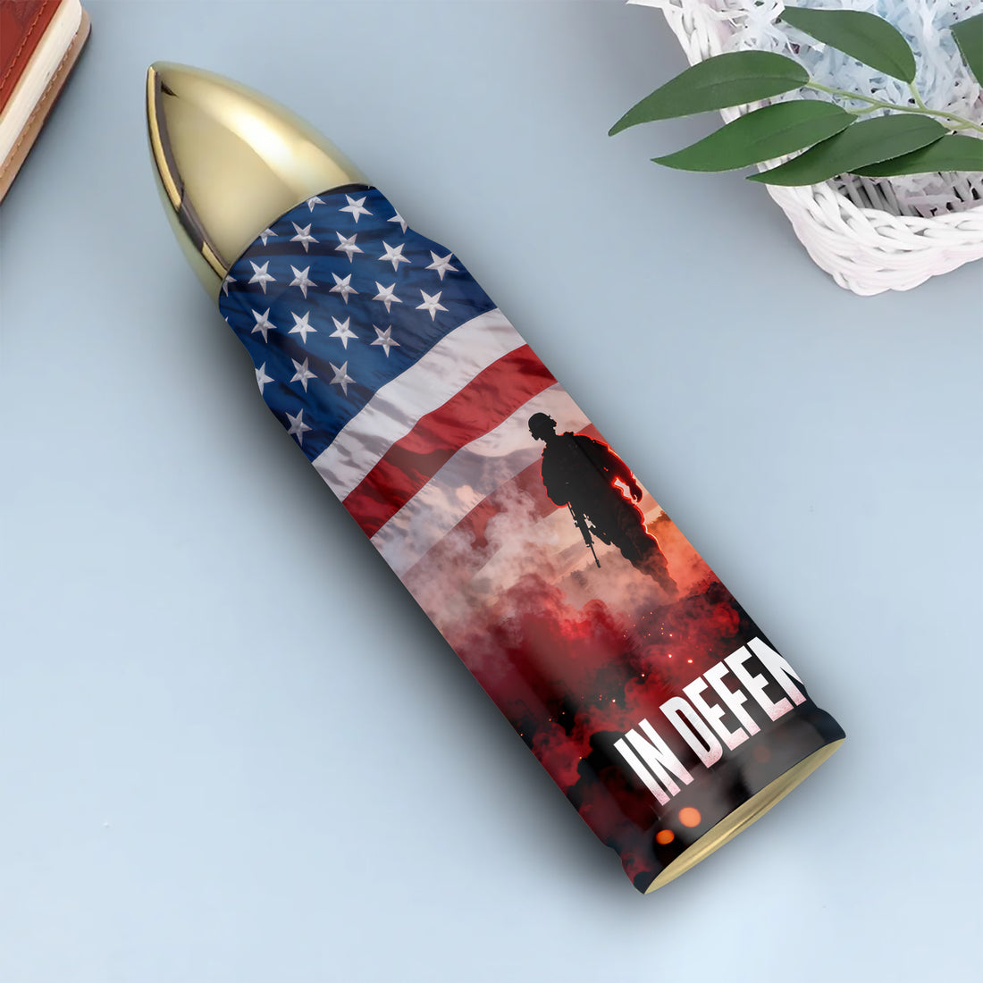 Veteran Pride All-over Print Bullet Tumbler