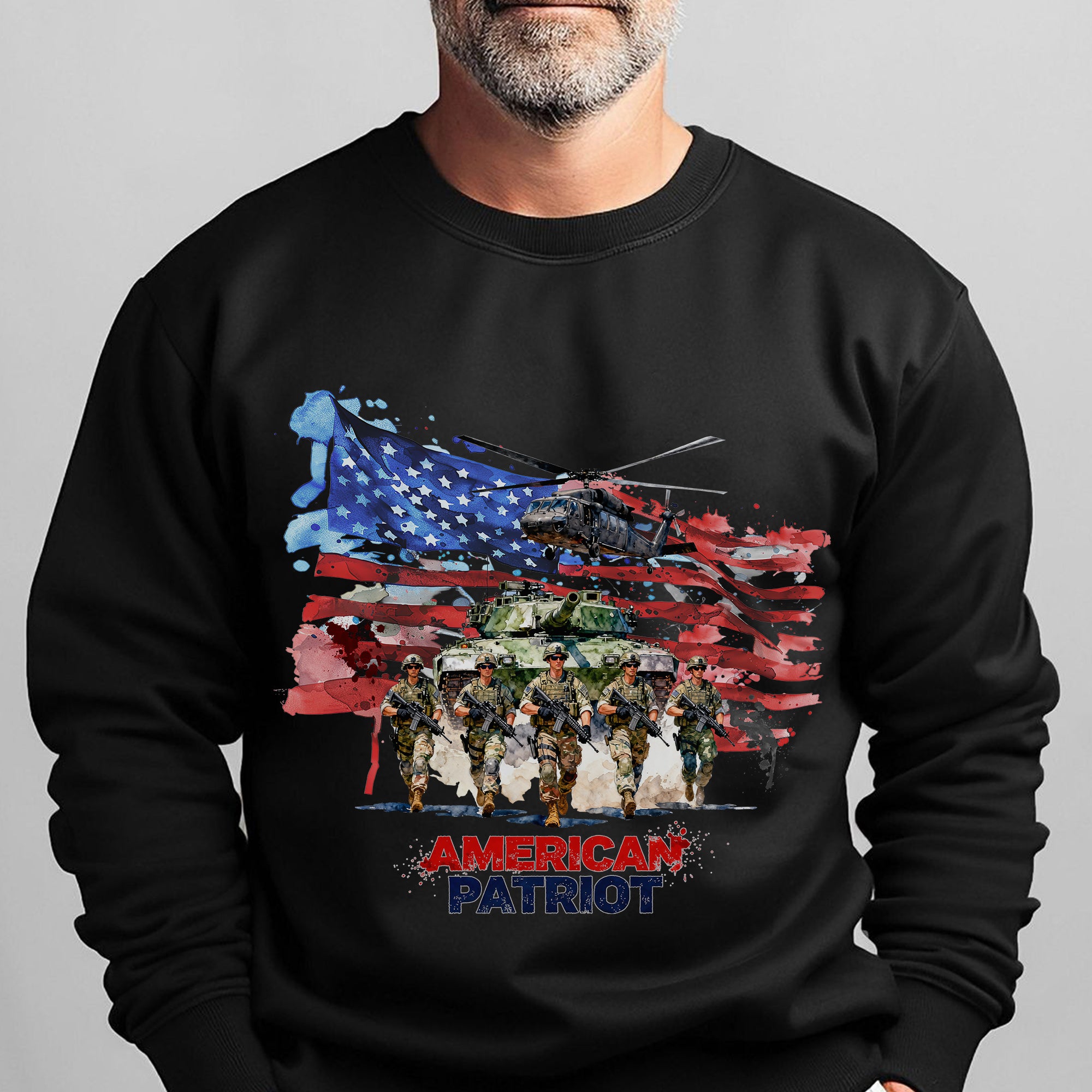 American Patriot Military Veteran Honor Sweatshirt