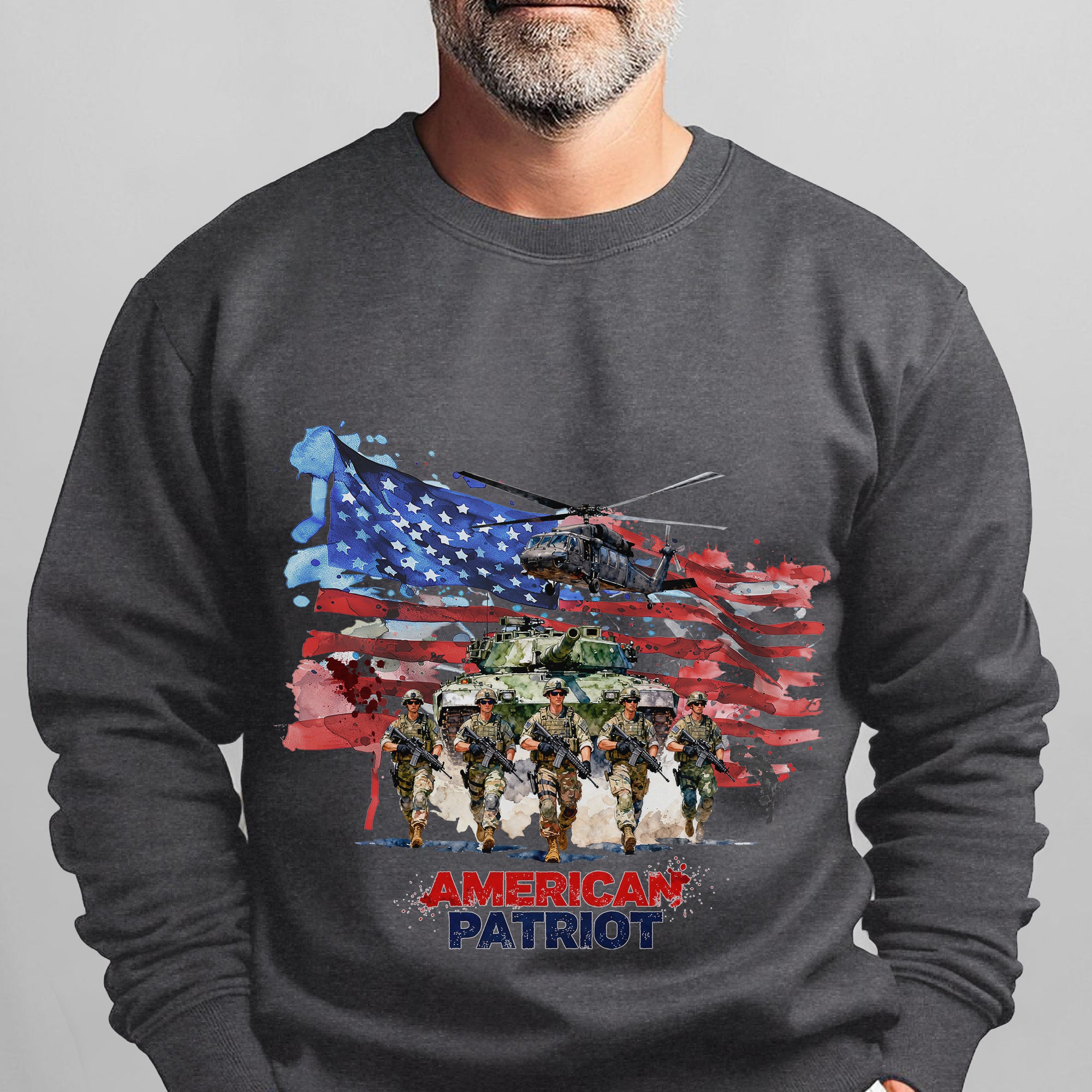 American Patriot Military Veteran Honor Sweatshirt