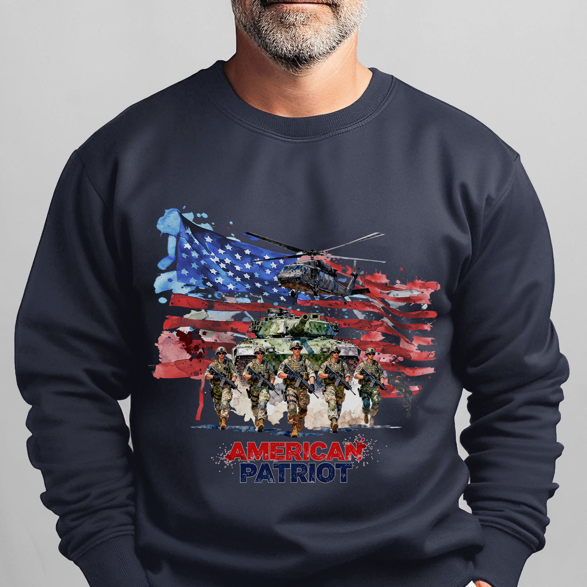American Patriot Military Veteran Honor Sweatshirt