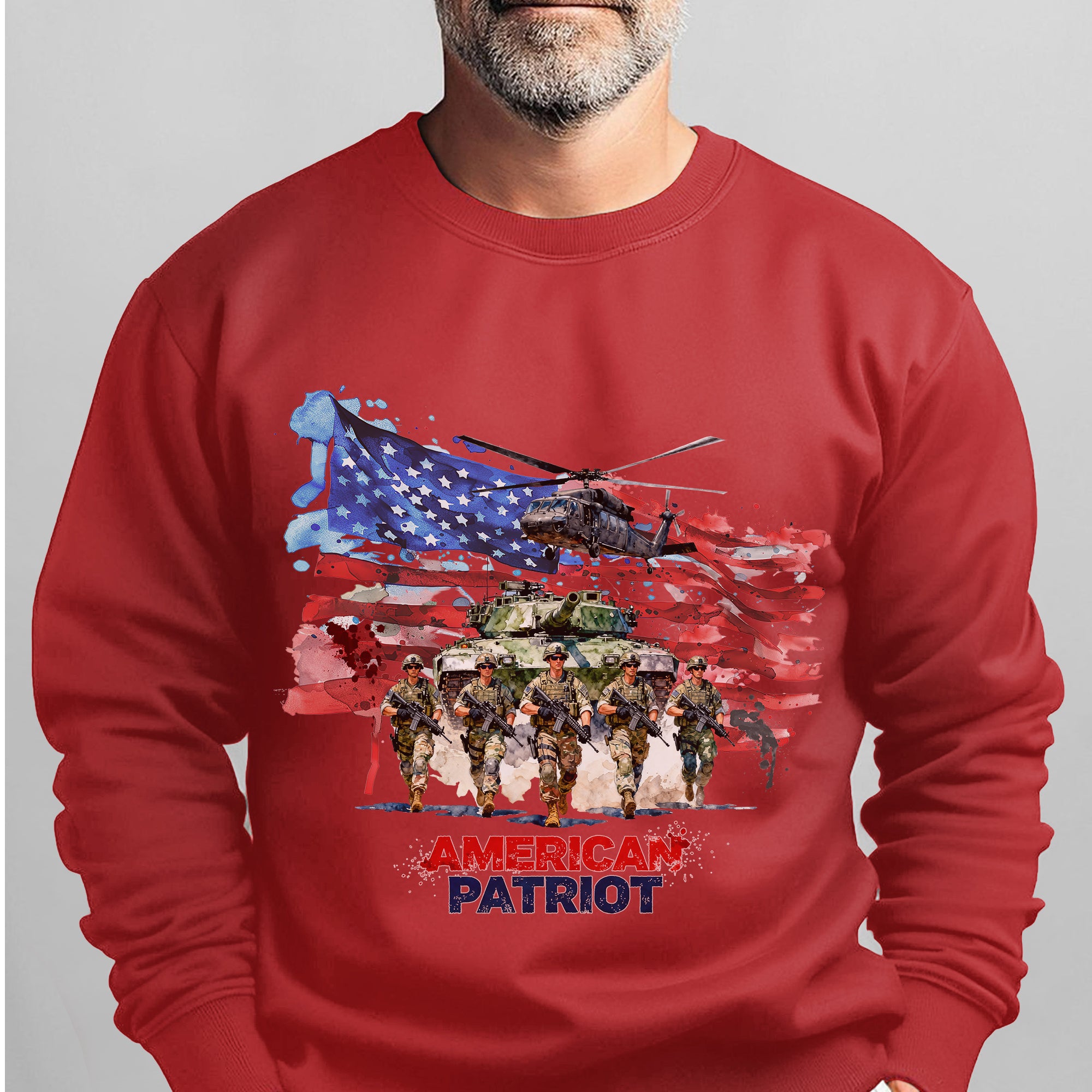 American Patriot Military Veteran Honor Sweatshirt