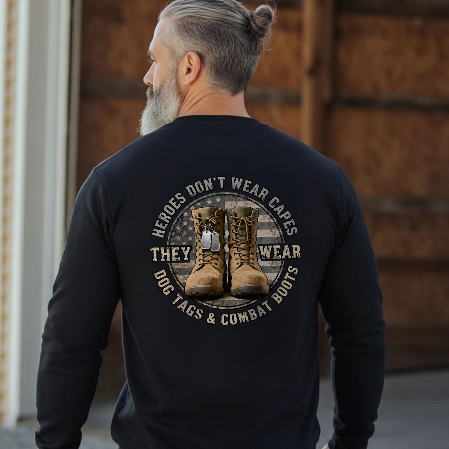 Heroes Donâ€™t Wear Capes They Wear Dog Sweatshirt