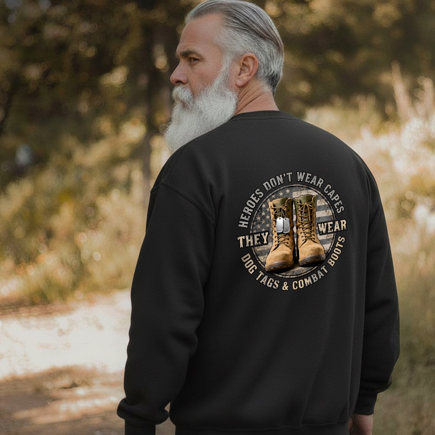 Heroes Donâ€™t Wear Capes They Wear Dog Sweatshirt