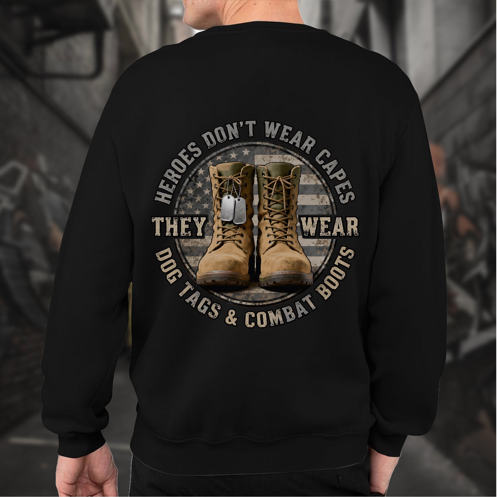 Heroes Donâ€™t Wear Capes They Wear Dog Sweatshirt