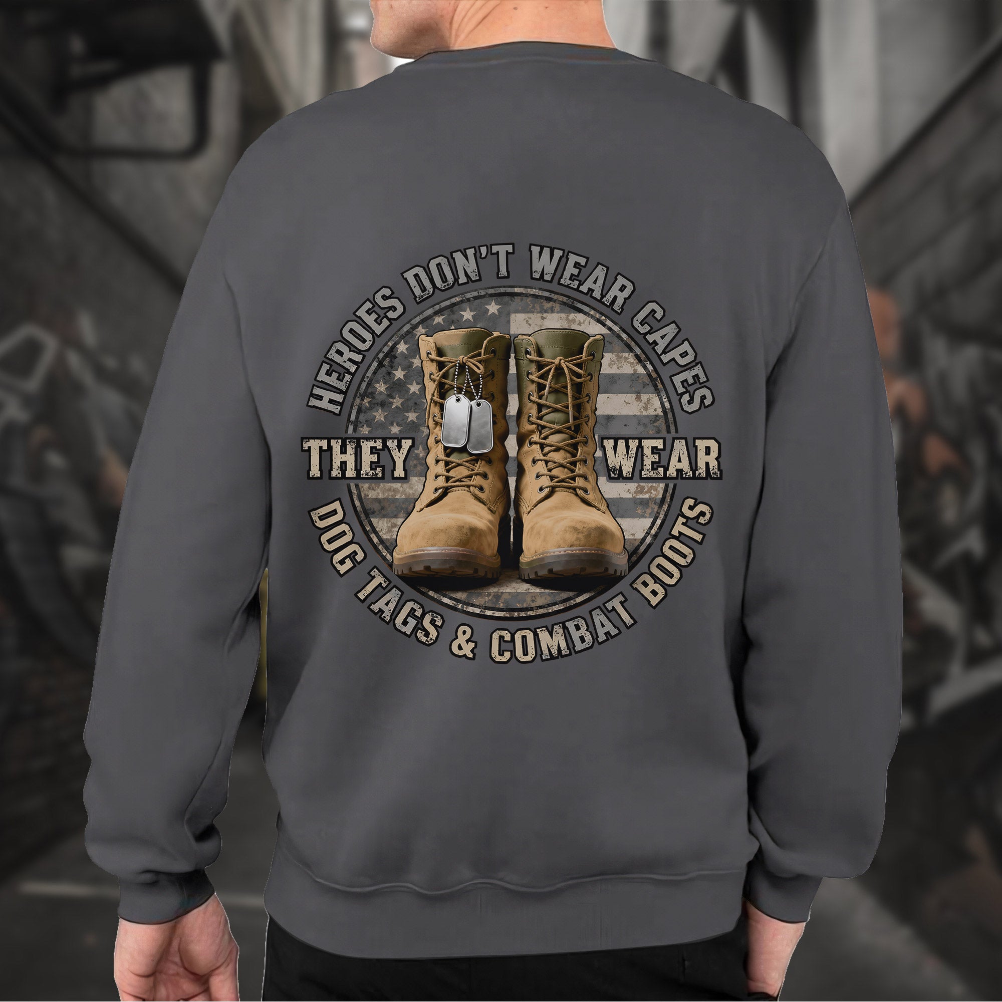 Heroes Donâ€™t Wear Capes They Wear Dog Sweatshirt