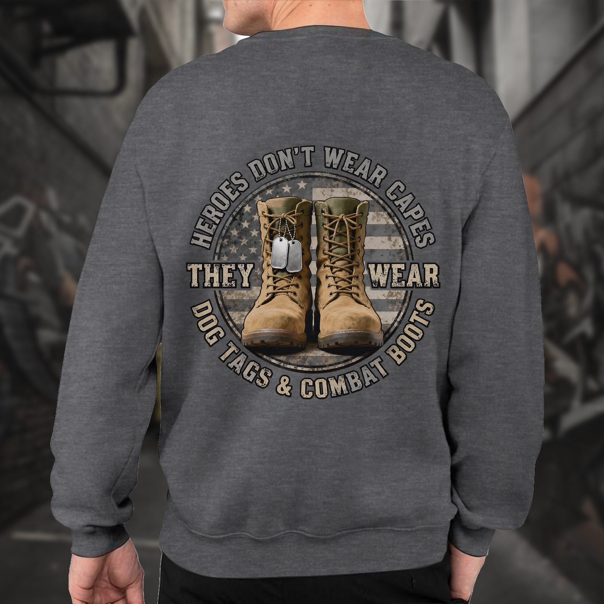 Heroes Donâ€™t Wear Capes They Wear Dog Sweatshirt