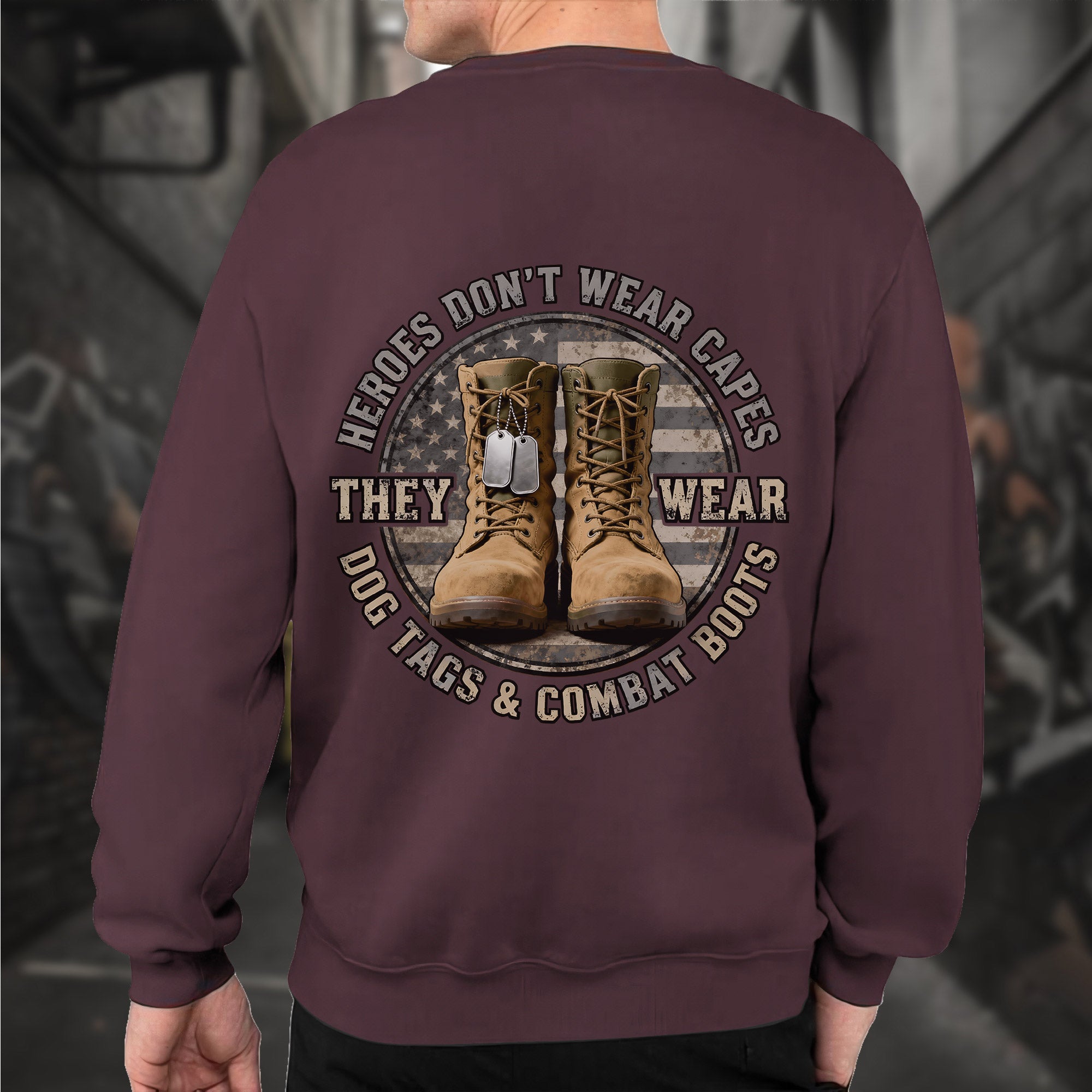 Heroes Donâ€™t Wear Capes They Wear Dog Sweatshirt