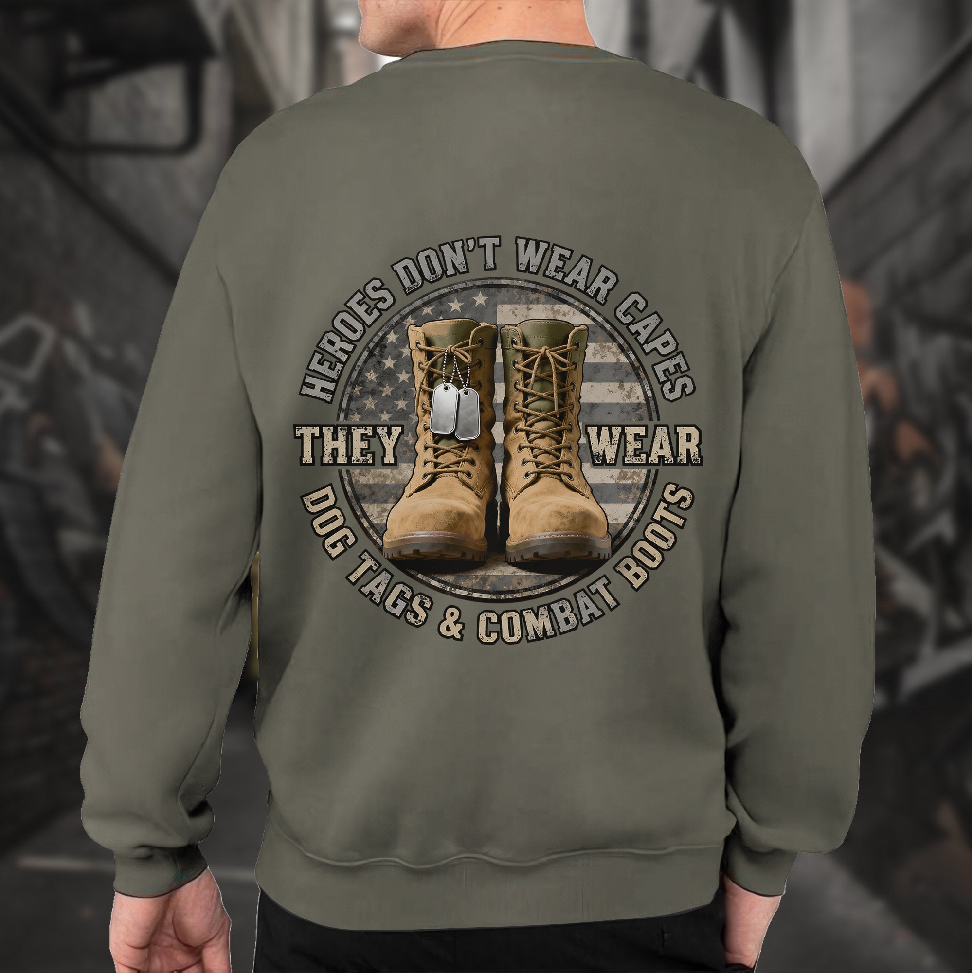 Heroes Donâ€™t Wear Capes They Wear Dog Sweatshirt