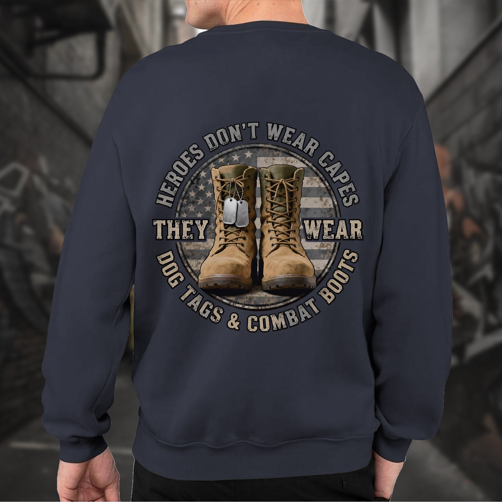 Heroes Donâ€™t Wear Capes They Wear Dog Sweatshirt