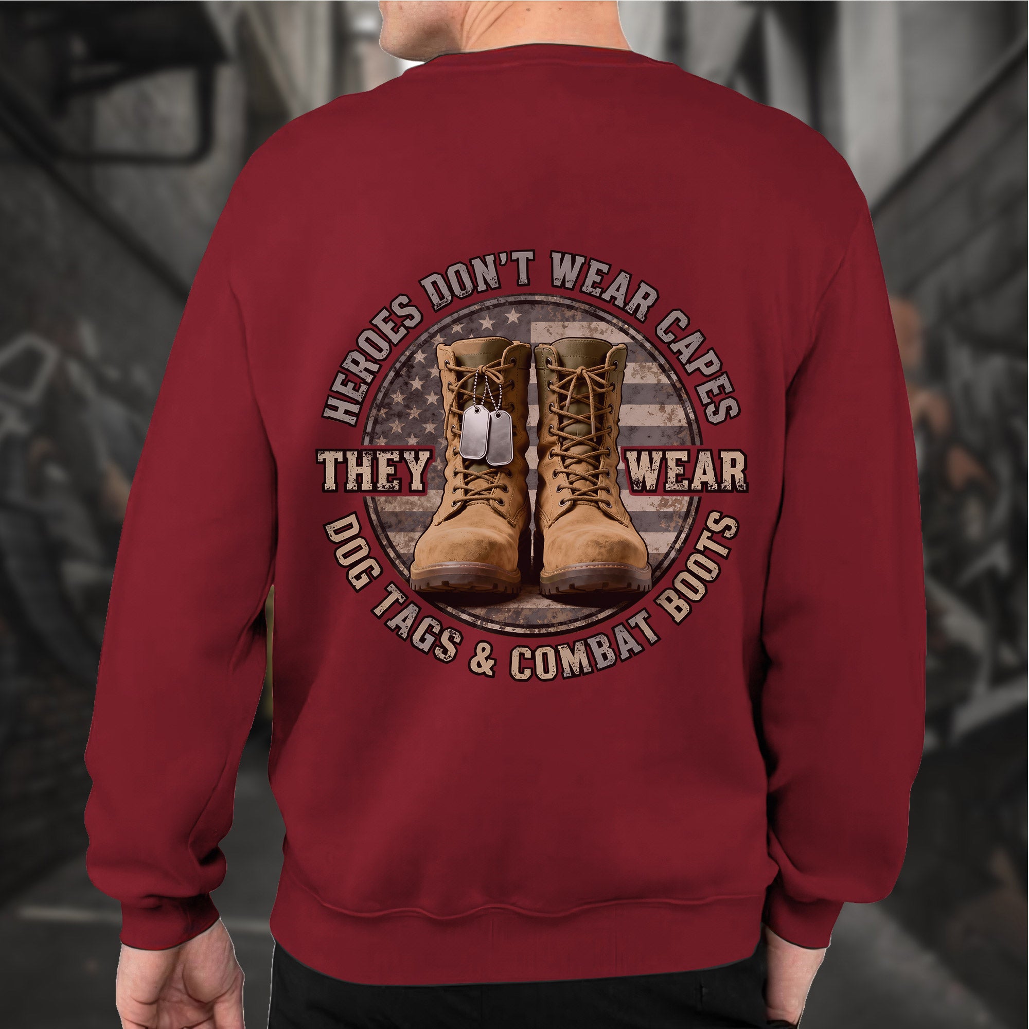 Heroes Donâ€™t Wear Capes They Wear Dog Sweatshirt