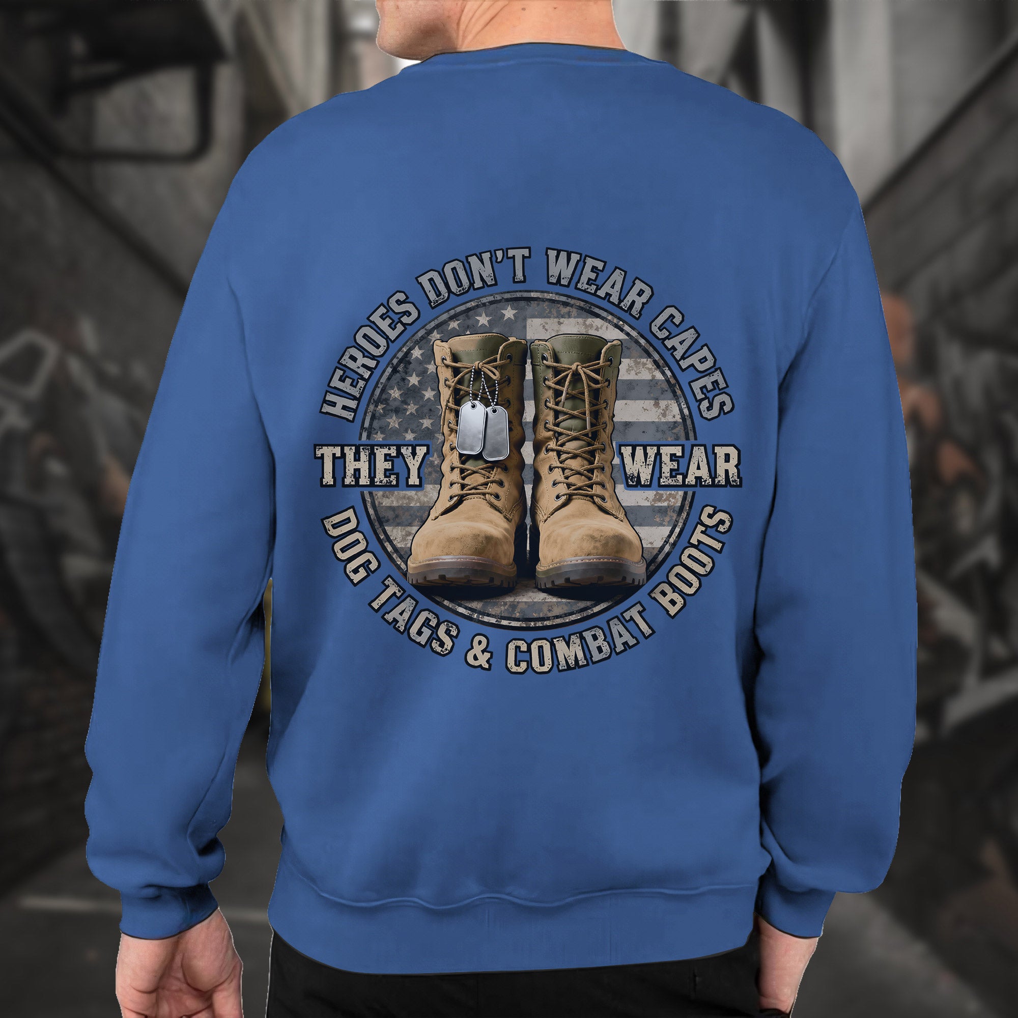 Heroes Donâ€™t Wear Capes They Wear Dog Sweatshirt