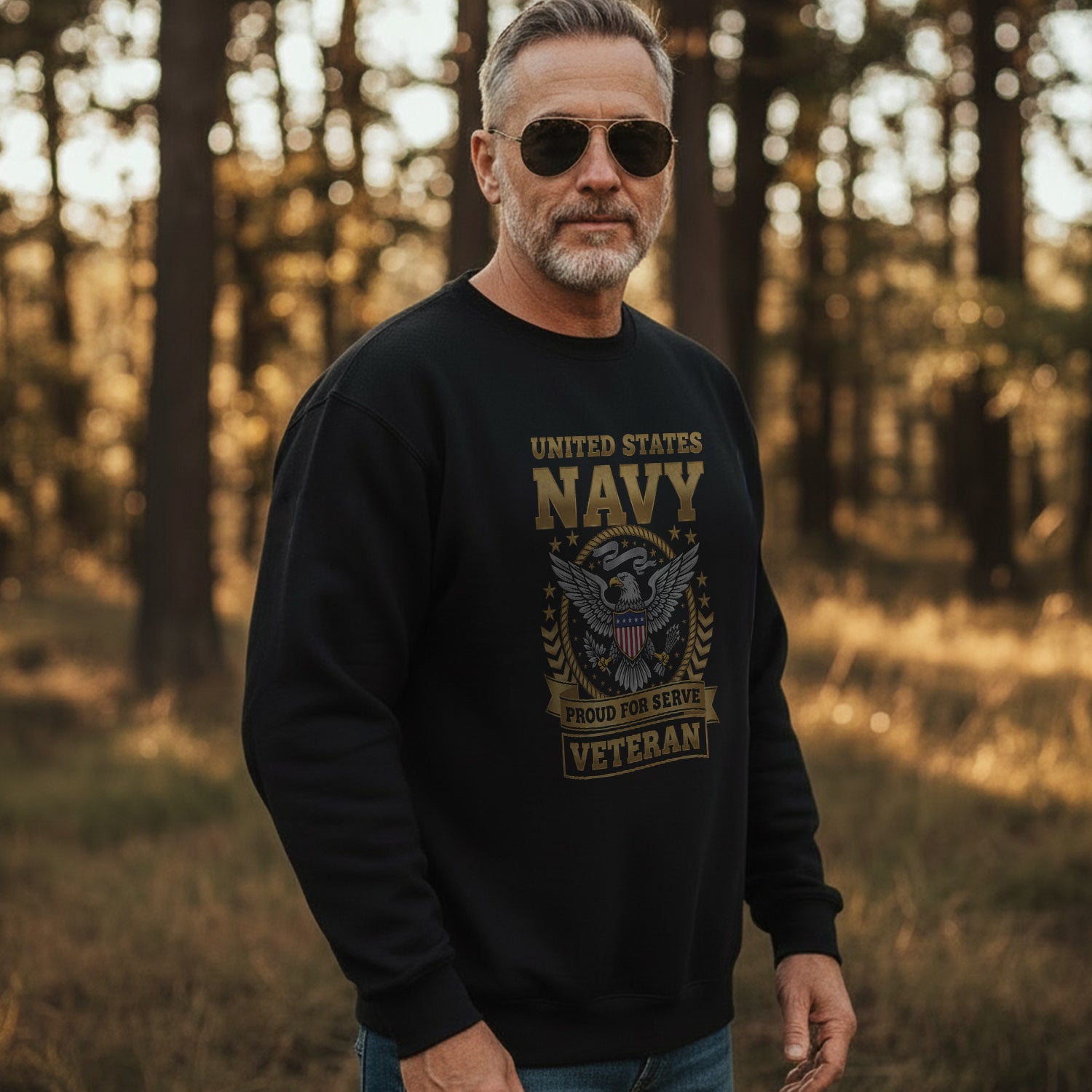 United States Navy Proud to Serve Sweatshirt