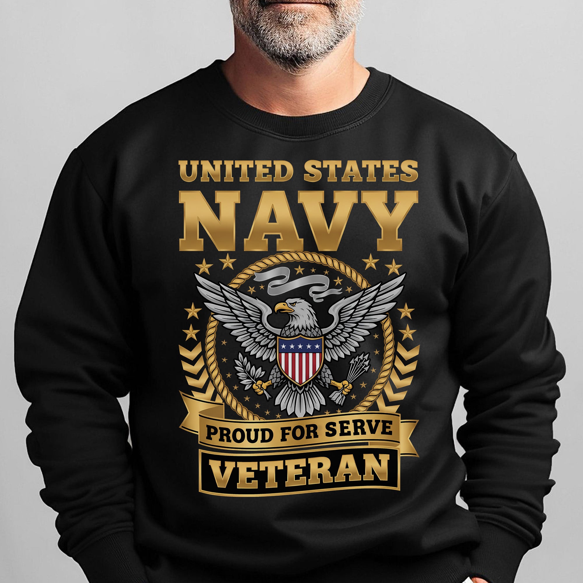 United States Navy Proud to Serve Sweatshirt