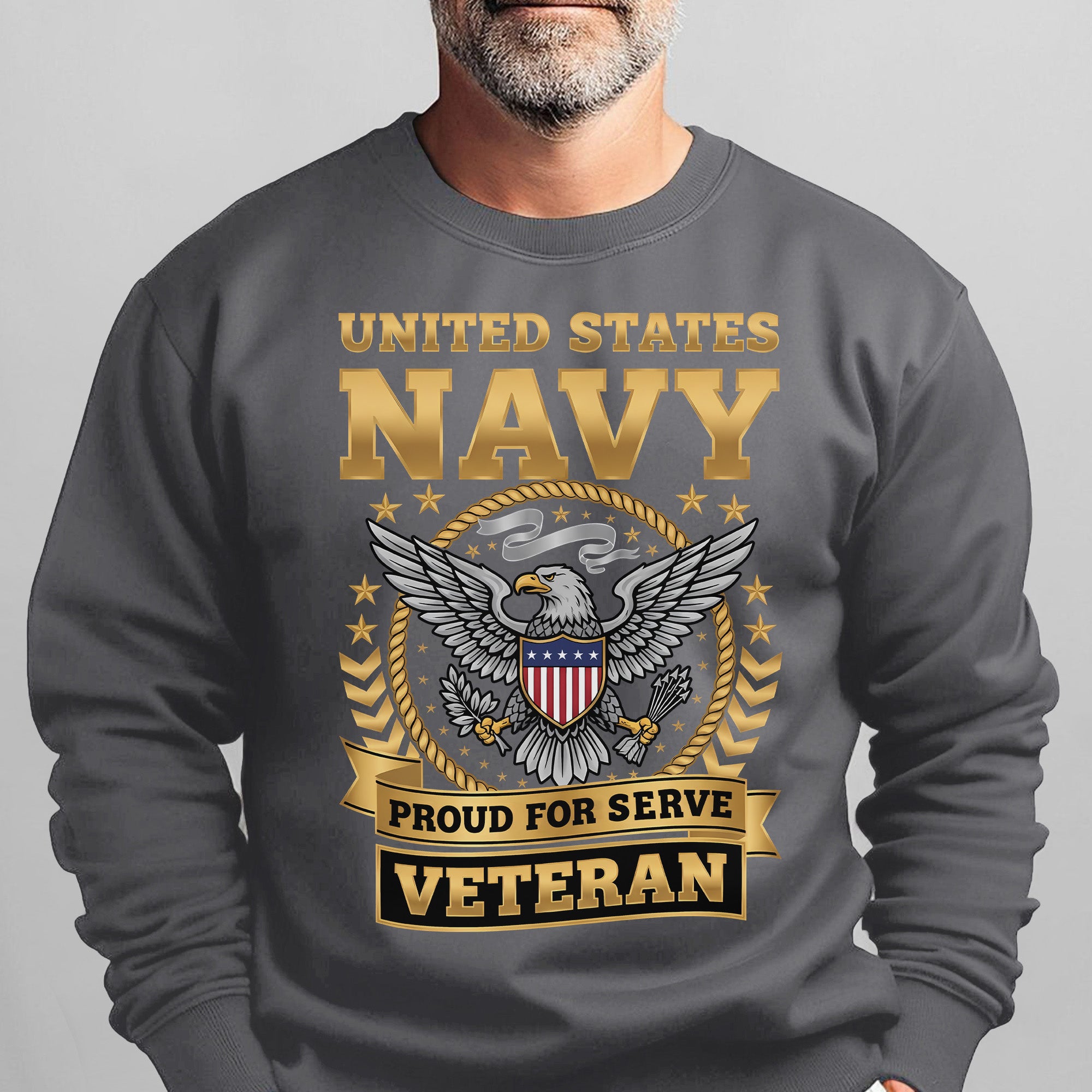 United States Navy Proud to Serve Sweatshirt