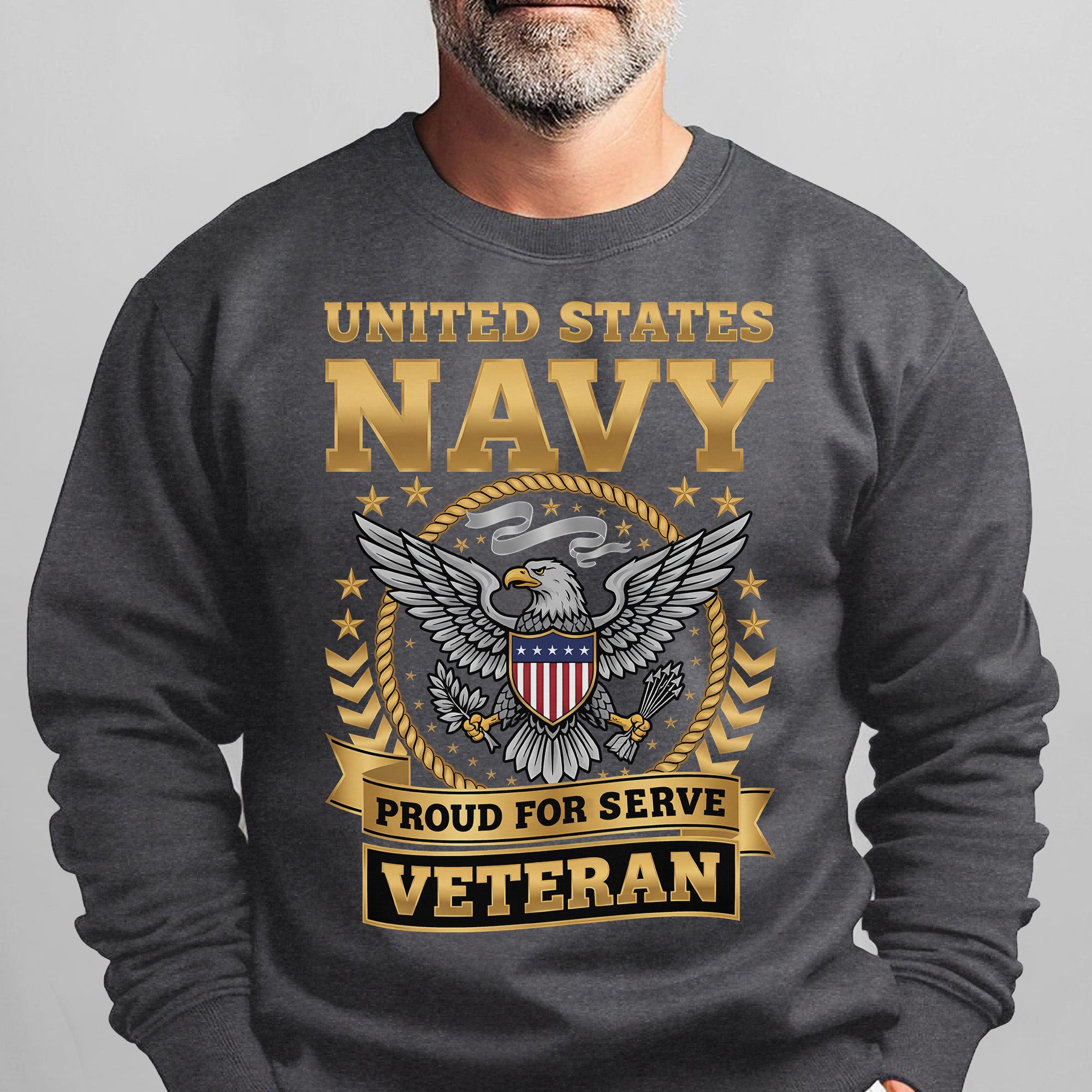 United States Navy Proud to Serve Sweatshirt
