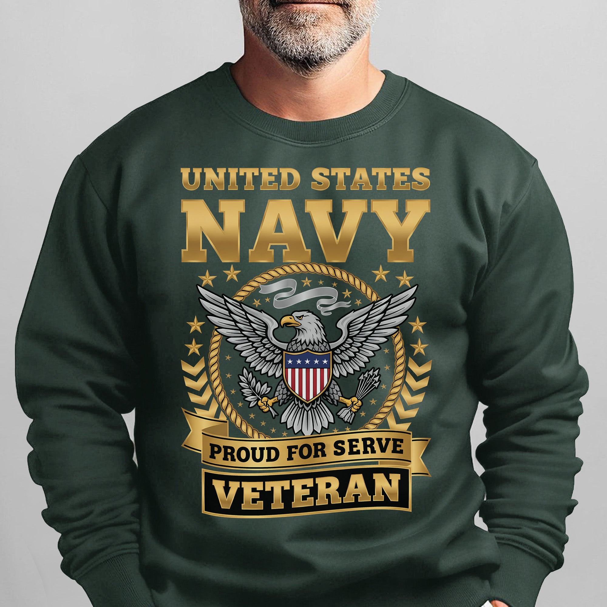 United States Navy Proud to Serve Sweatshirt