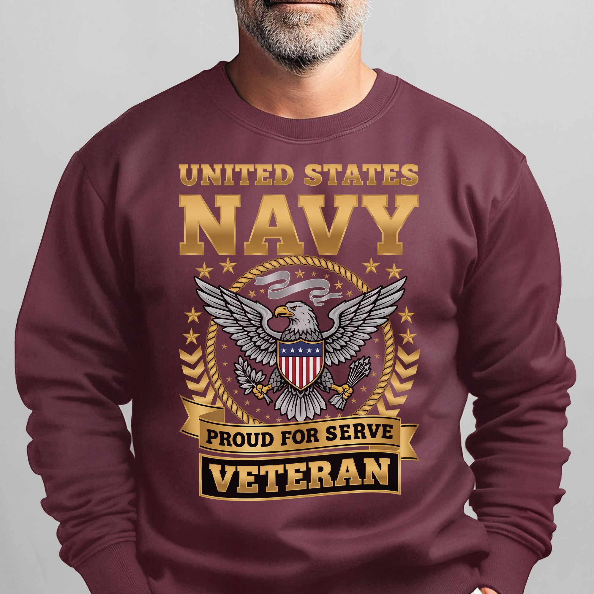 United States Navy Proud to Serve Sweatshirt