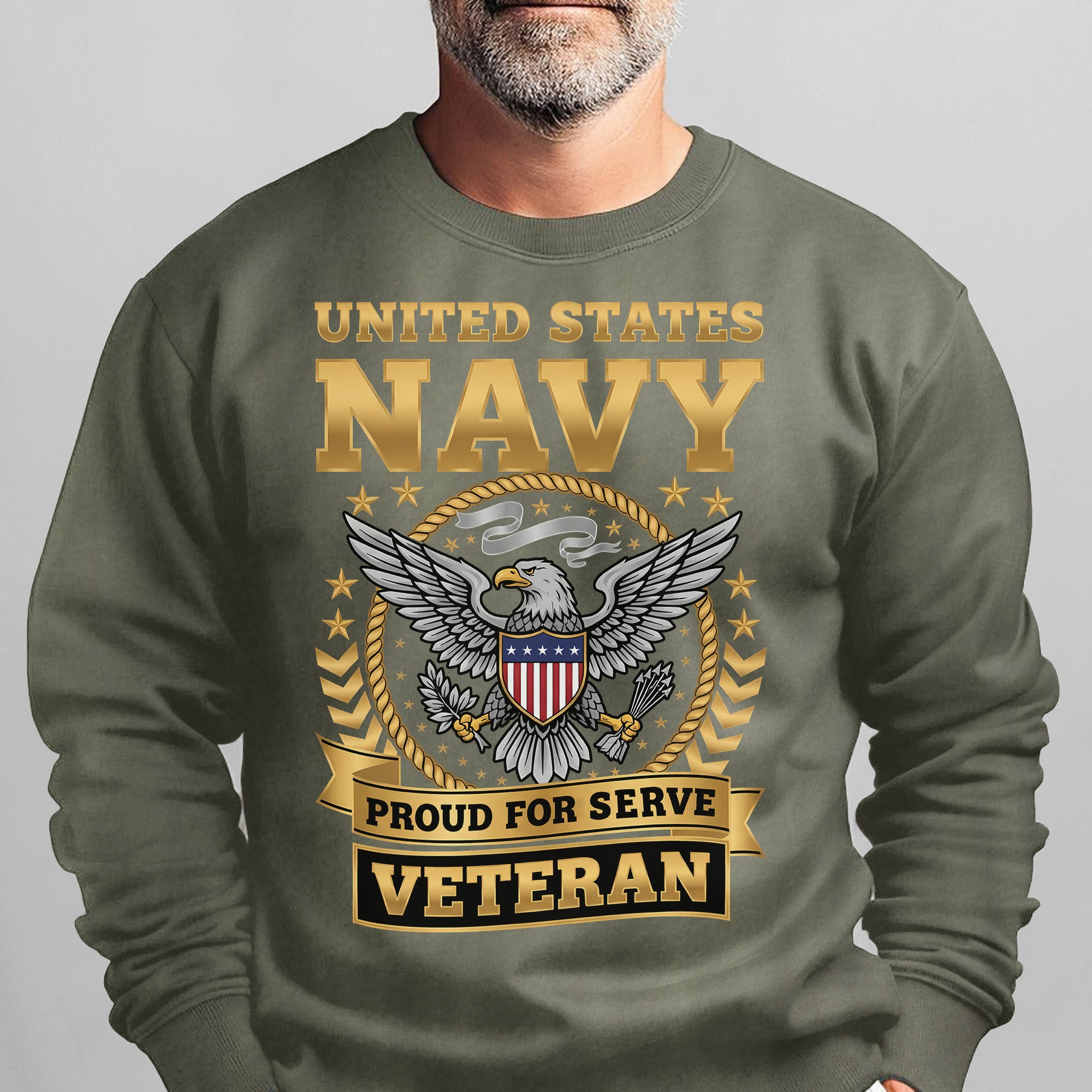 United States Navy Proud to Serve Sweatshirt