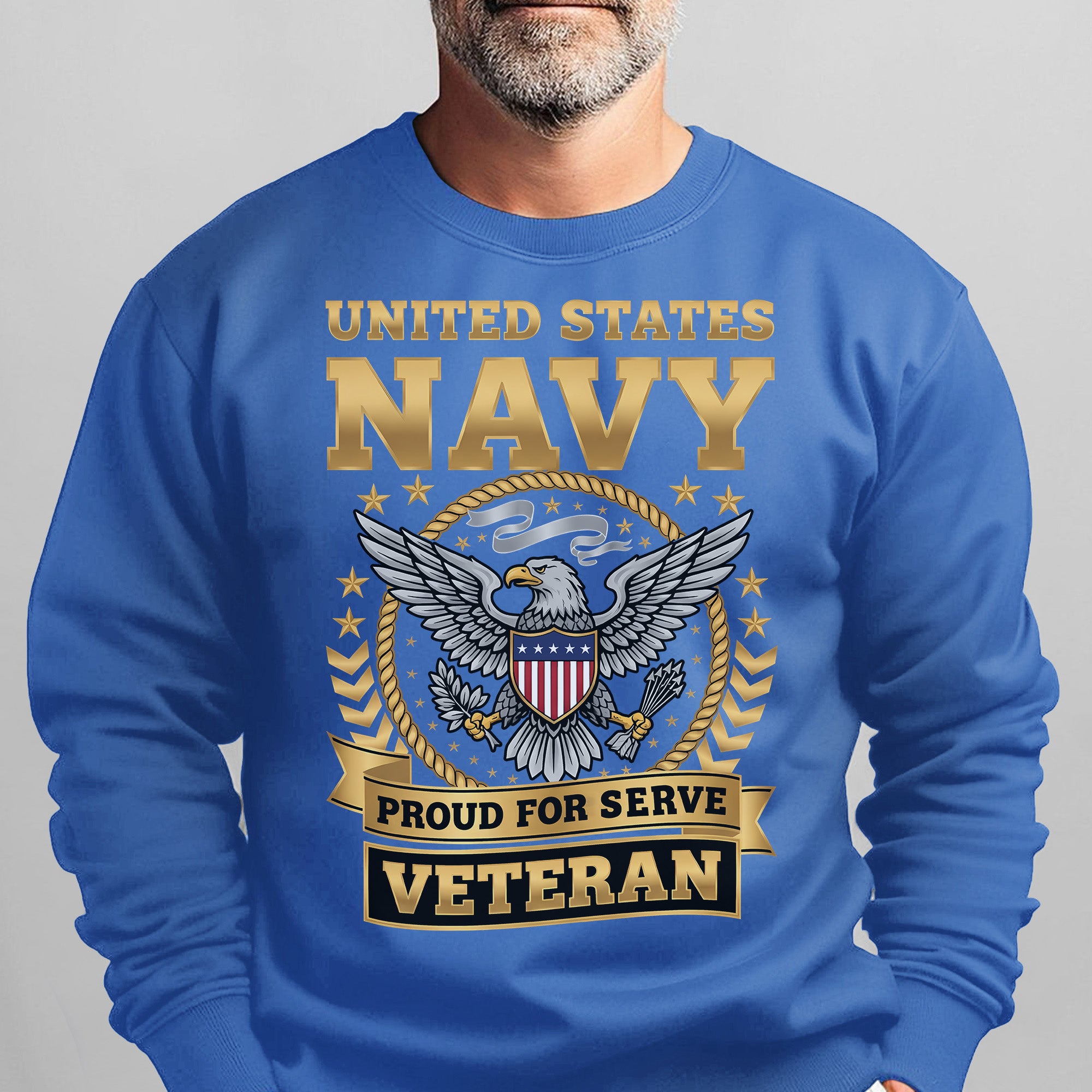 United States Navy Proud to Serve Sweatshirt
