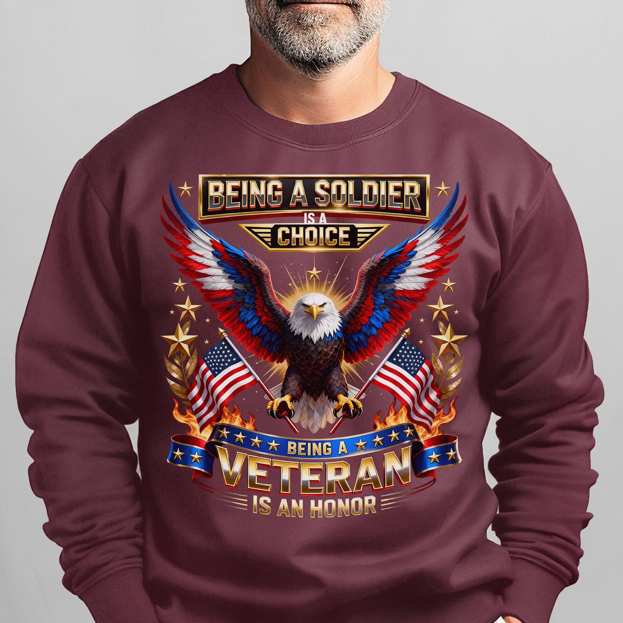 Being a Soldier Is a Choice Being a Sweatshirt