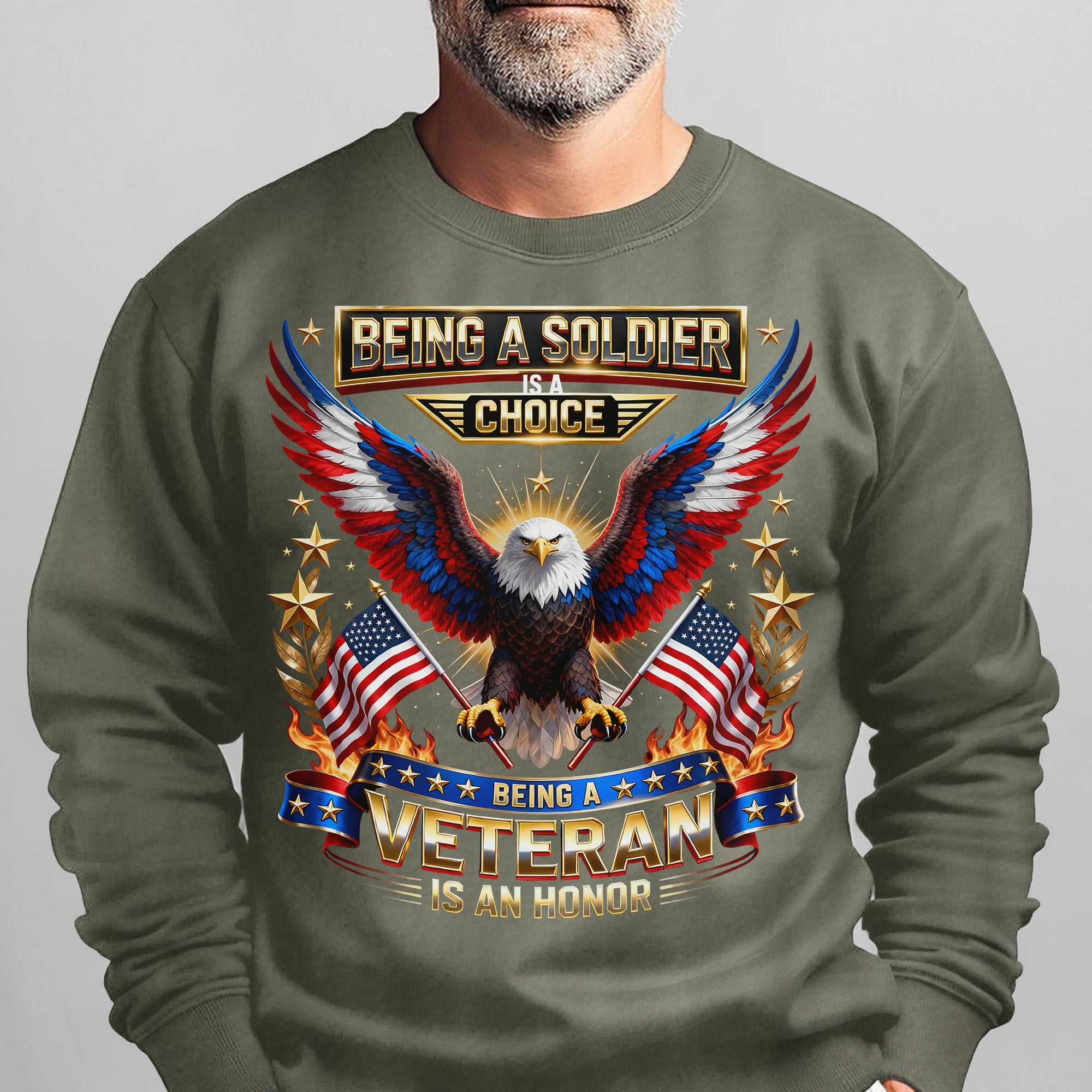Being a Soldier Is a Choice Being a Sweatshirt