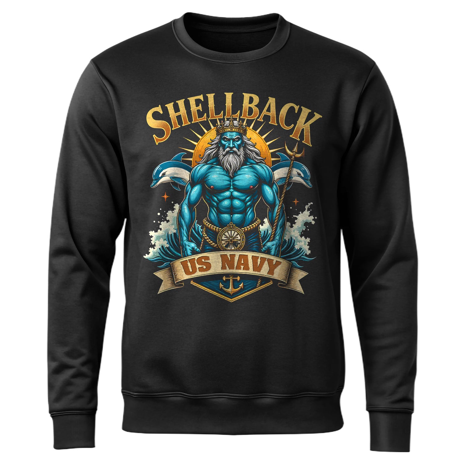 Shellback United States US Navy Sweatshirt