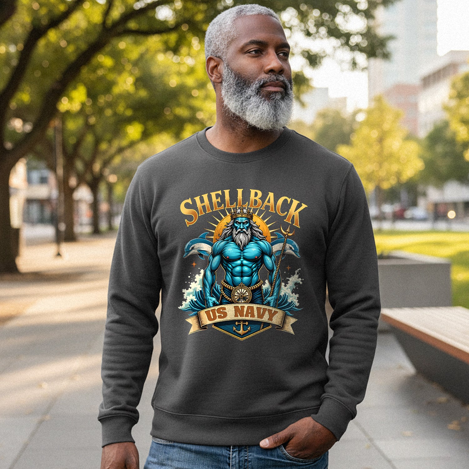 Shellback United States US Navy Sweatshirt
